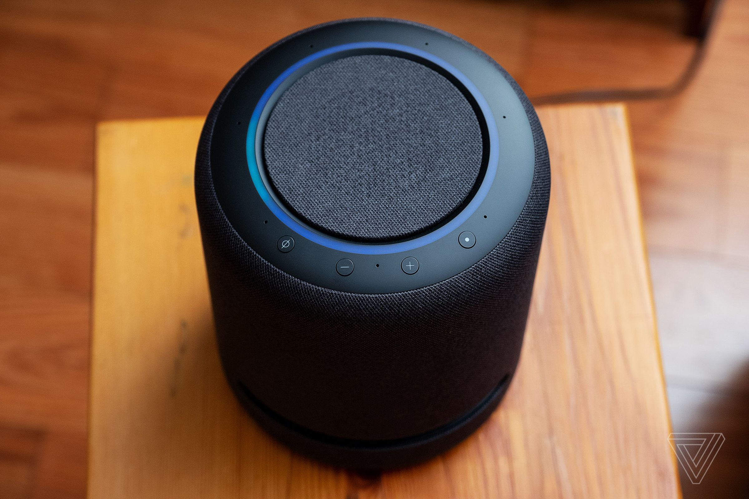Amazon’s Echo Studio speaker, which supports Sony’s 360 Reality Audio format.