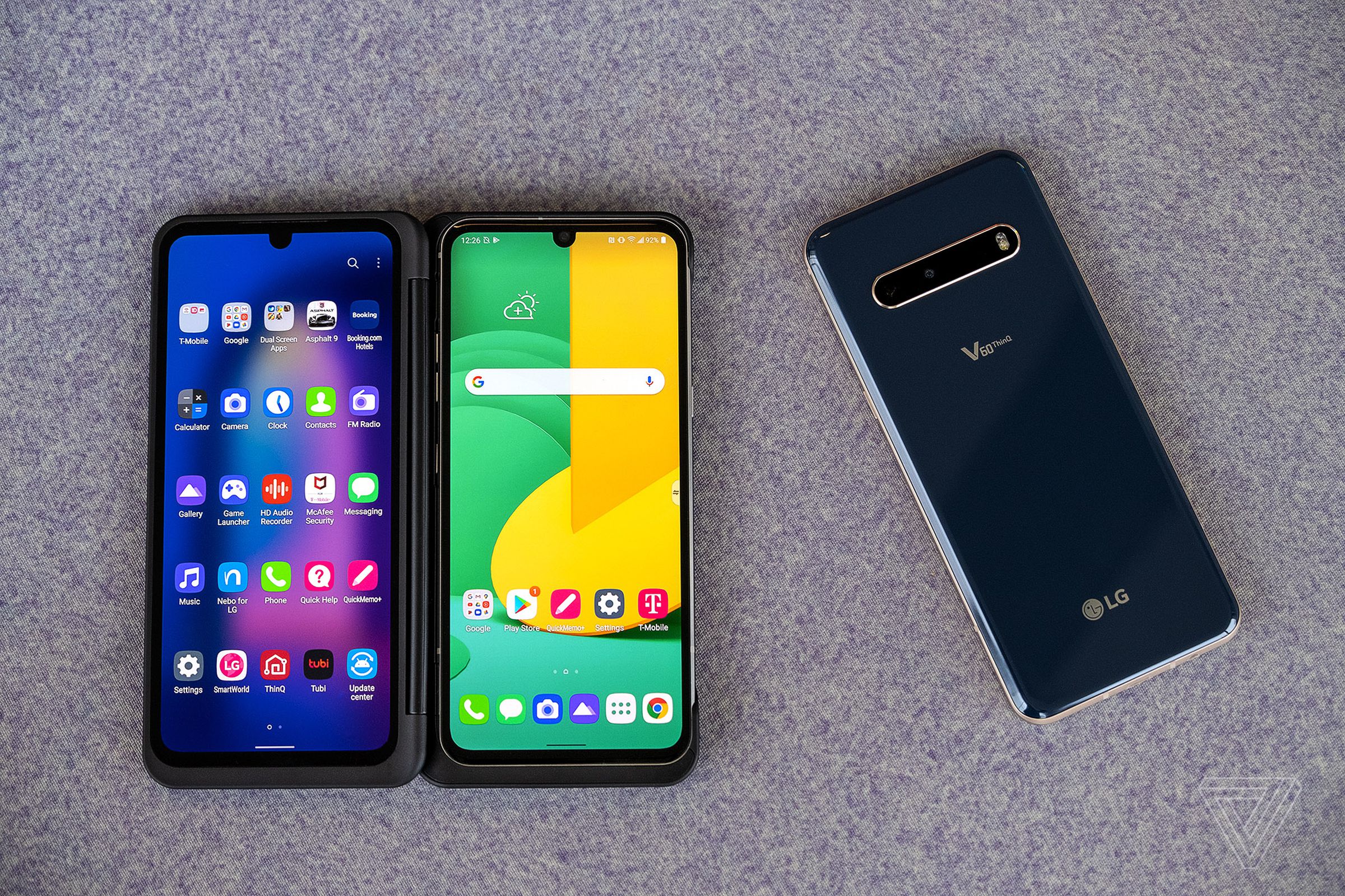 The LG V60 — launched in early 2020 — could be on the list for an Android 12 update.