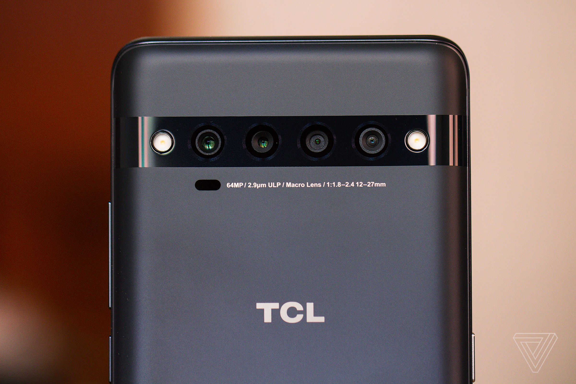 The rear cameras on the TCL 10 Pro