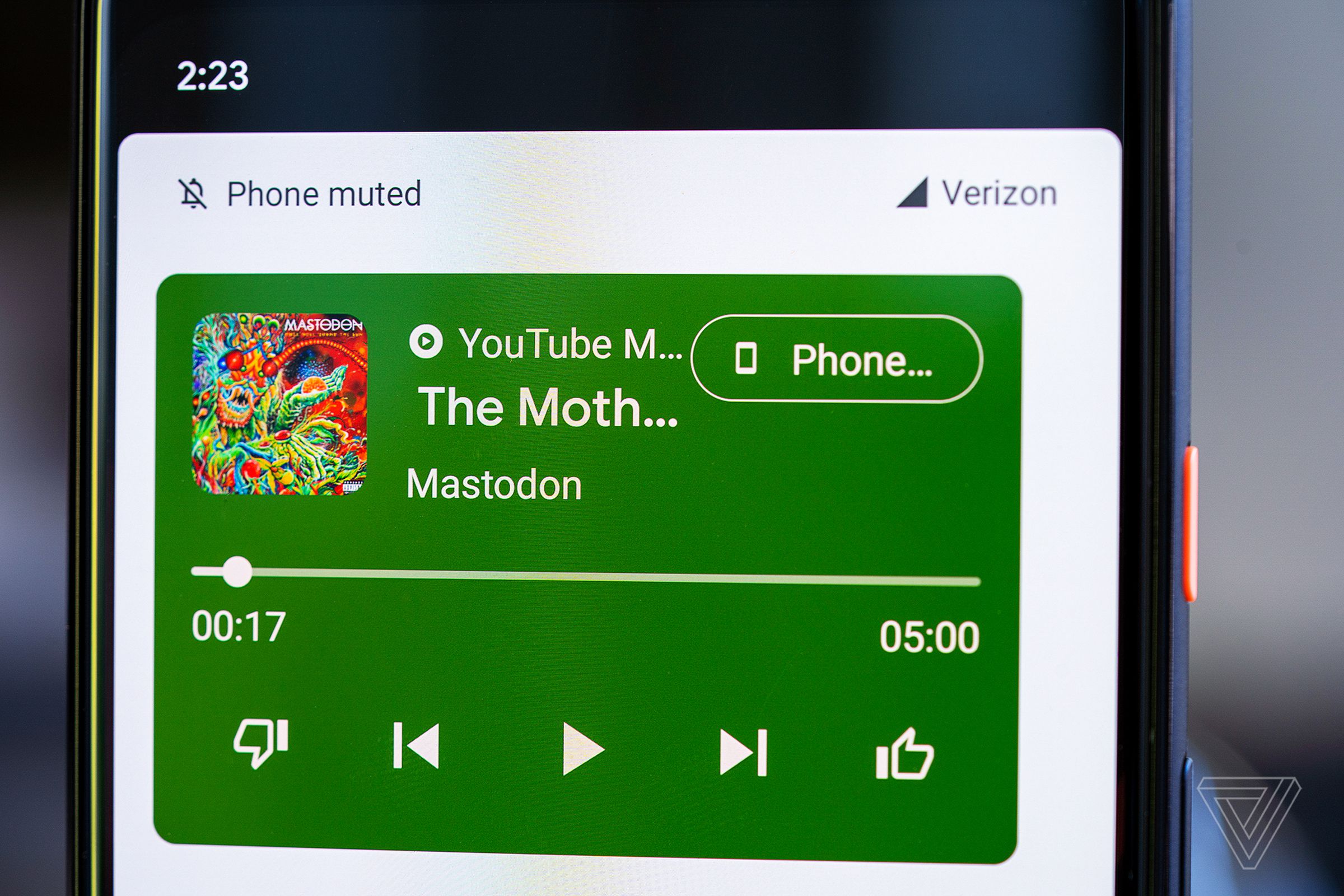 Android 11 puts media controls above Quick Settings, and lets you choose your output