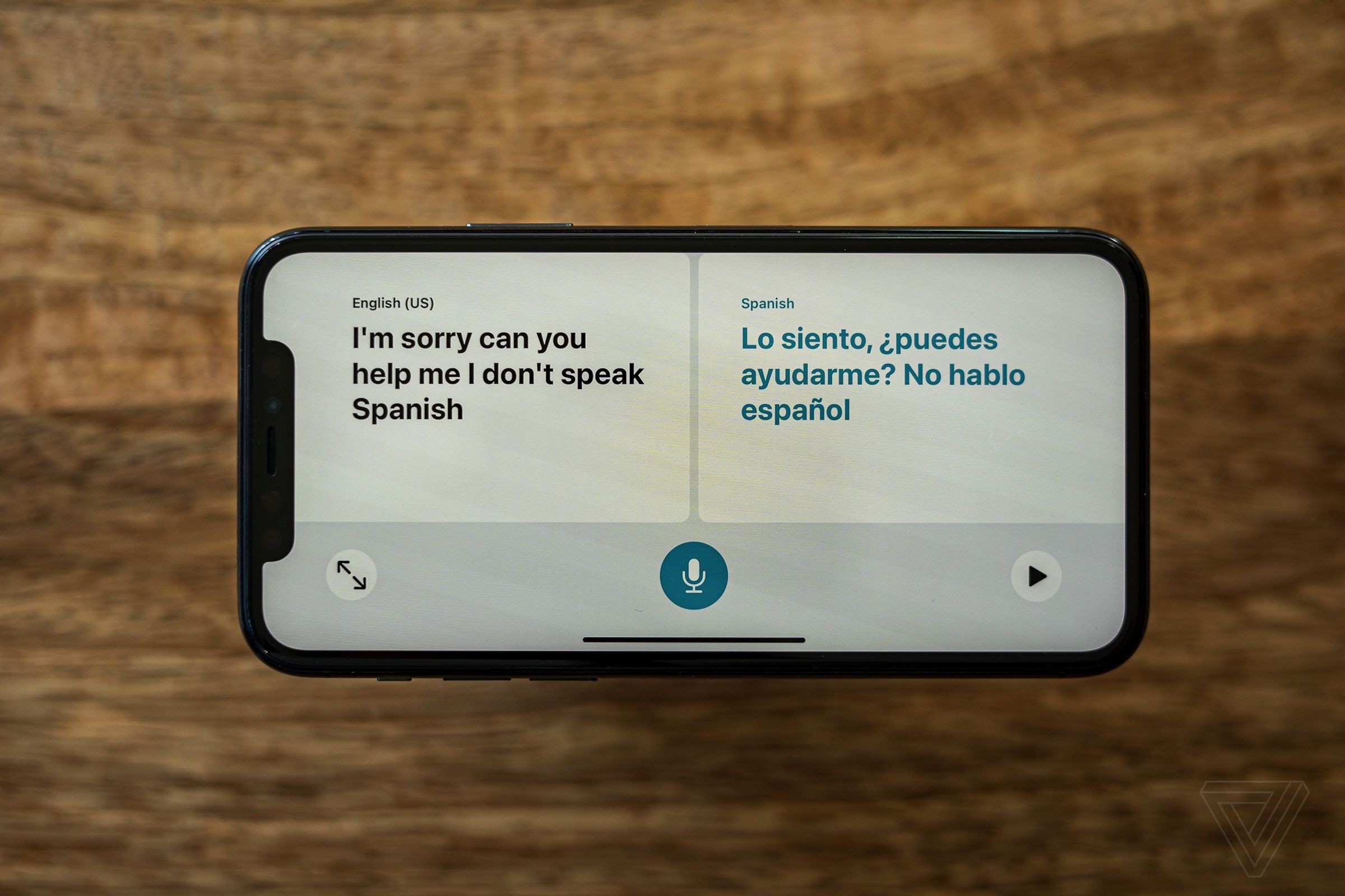 The new Translate app from Apple