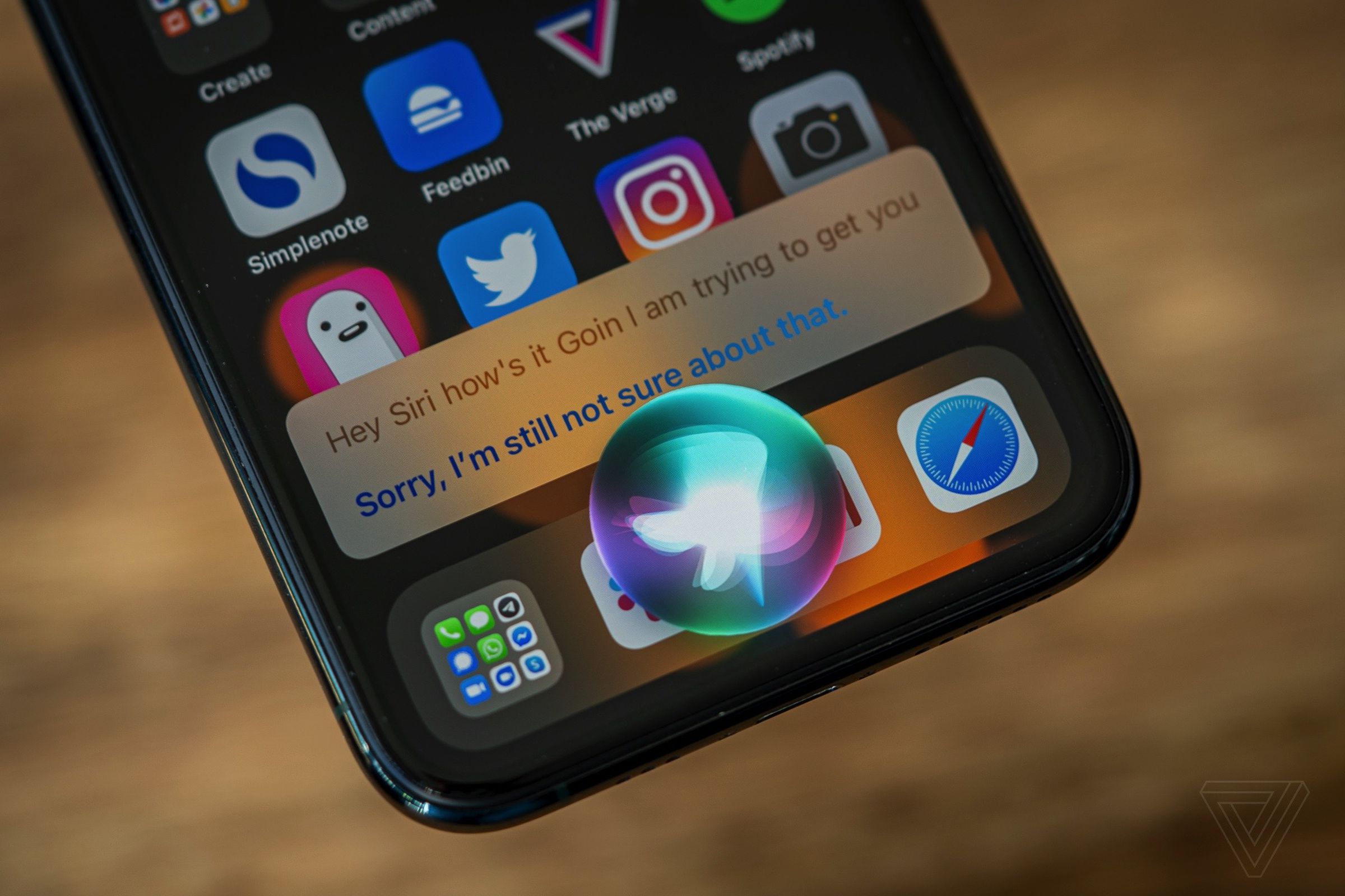 The new look for Siri in Compact UI