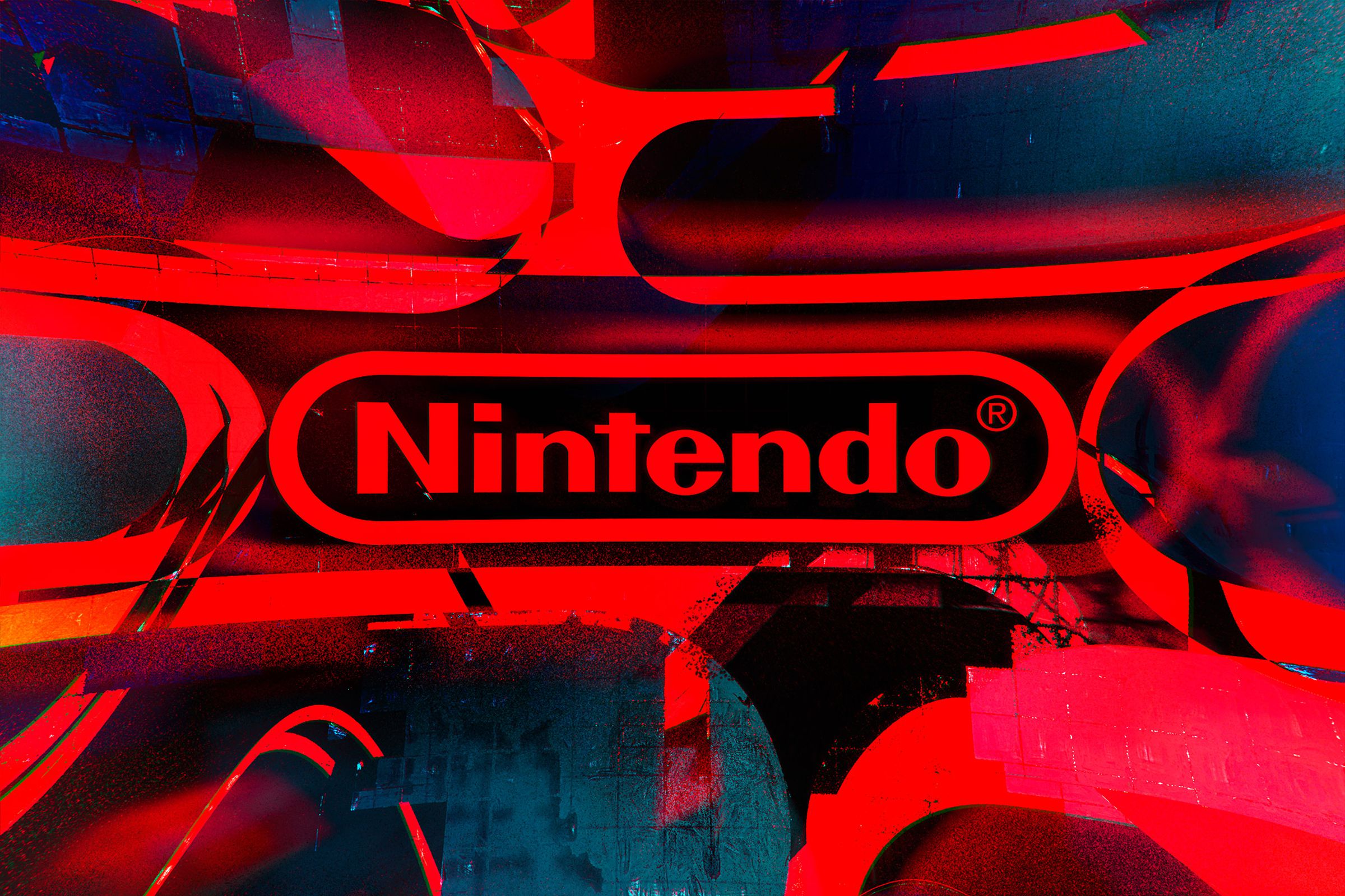 The Nintendo logo in black and red