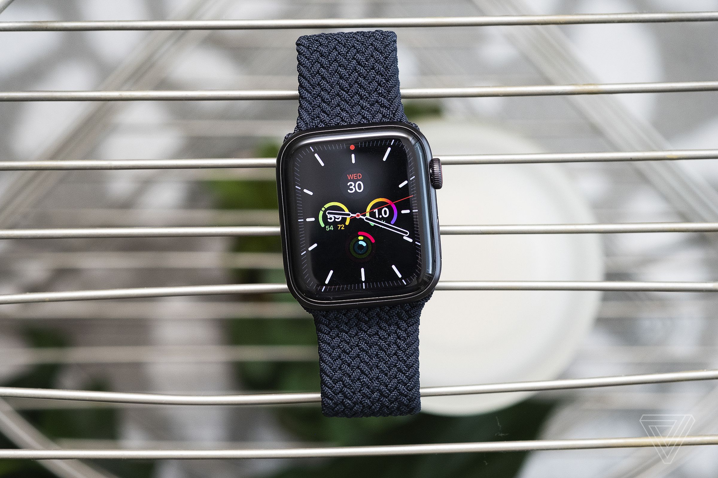 The current Apple Watch SE, pictured here, starts at $279 and features an S5 chip, but lacks an always-on display.
