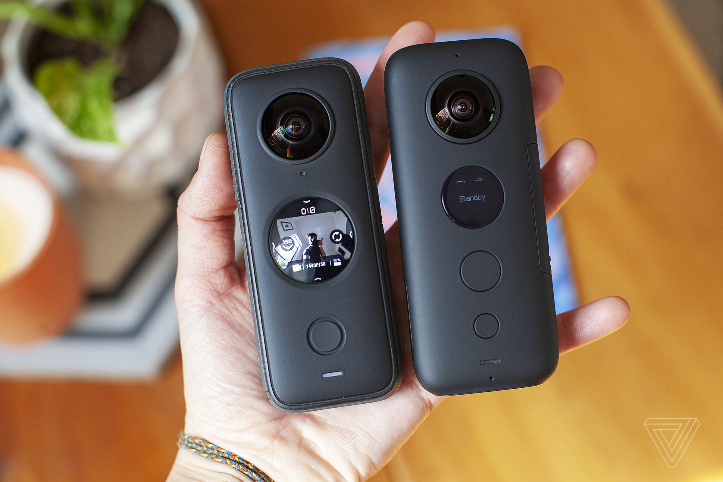 The One X2 is slightly smaller than its predecessor, the﻿ Insta360 One X.