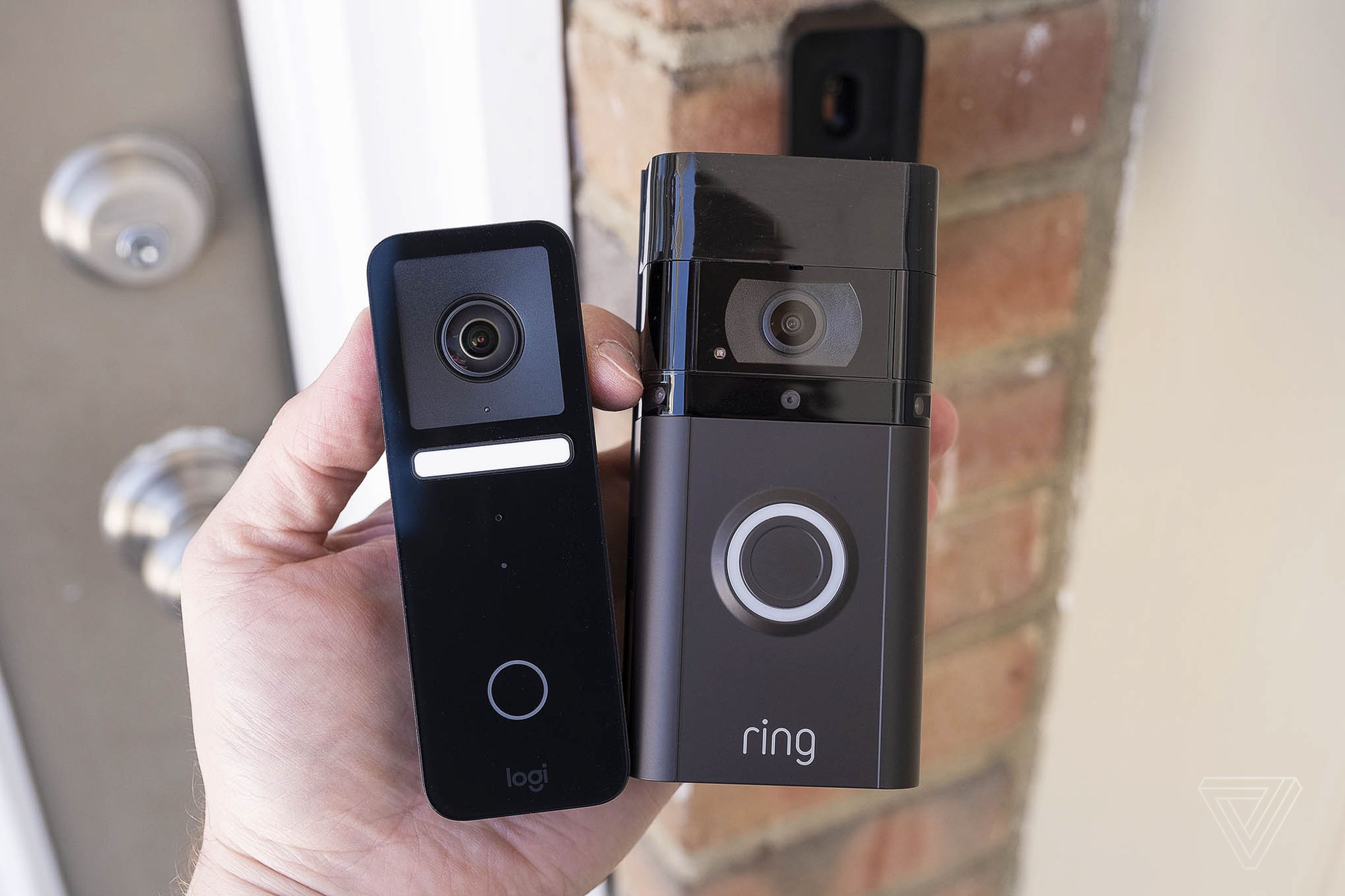 The Circle View is much smaller than battery-powered doorbells like the Ring Video Doorbell 3.