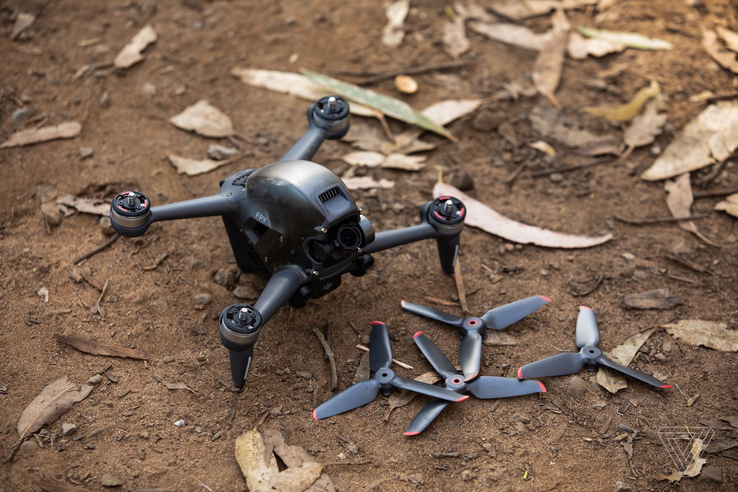 DJI’s FPV drone isn’t exactly portable, but taking the propellers off might help.