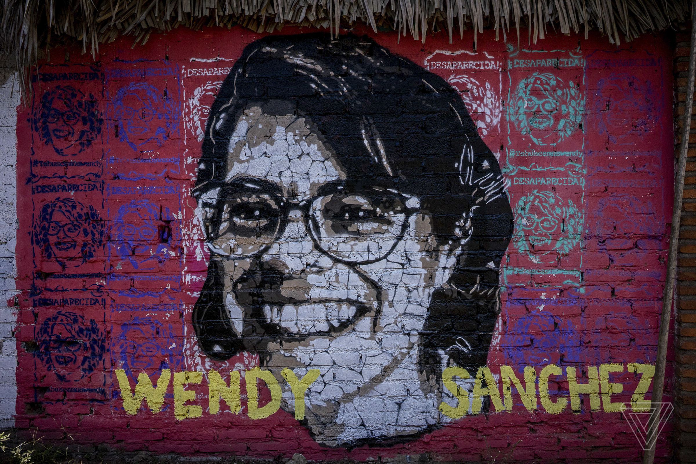 A mural of Wendy Sánchez outside El Gallo restaurant in San Francisco (San Pancho), Nayarit, Mexico.