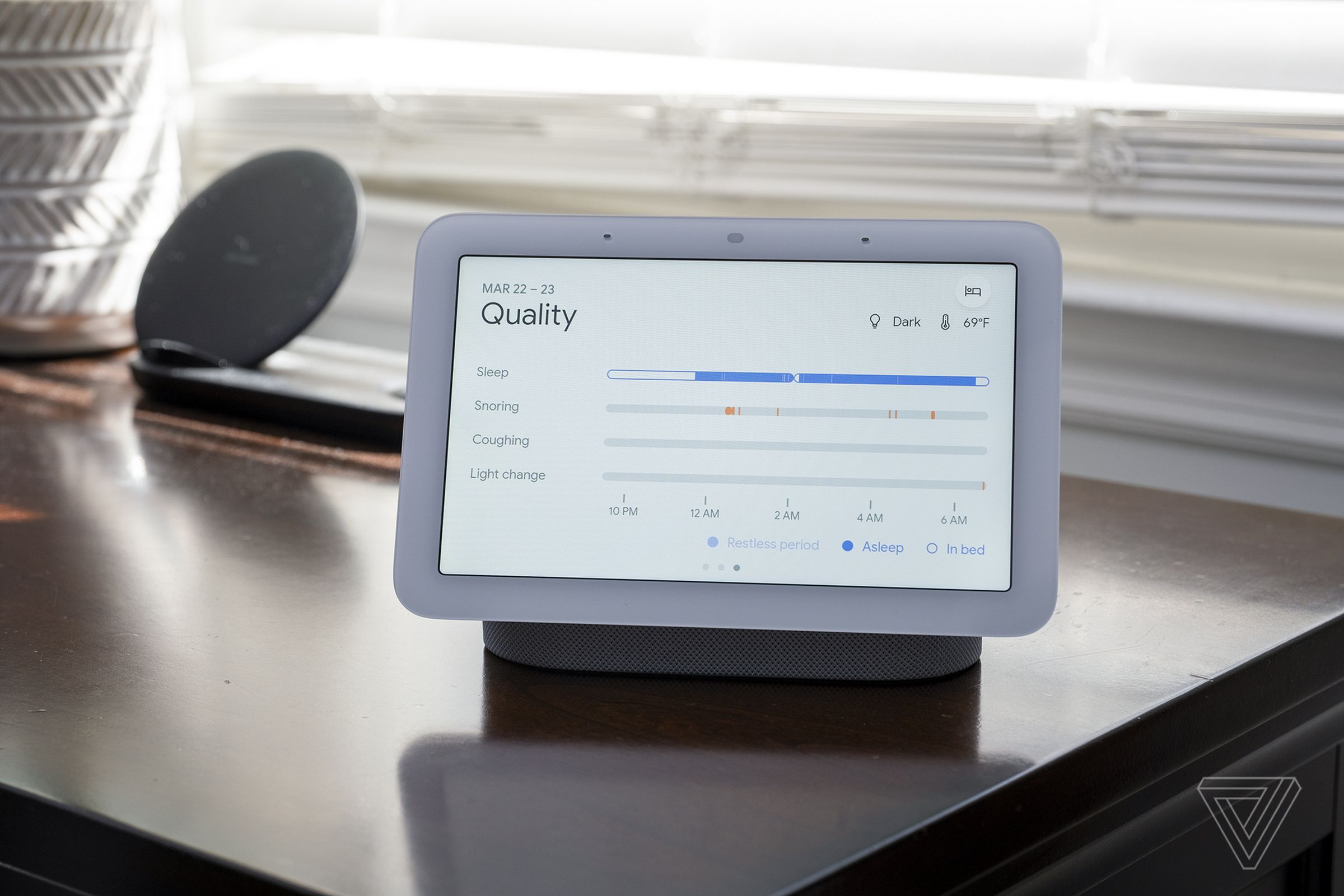 The 2nd generation Google Nest Hub introduced sleep tracking in 2021.