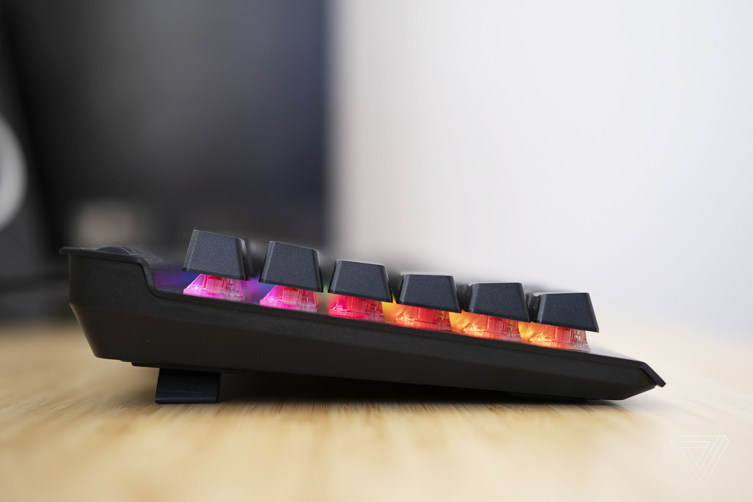 You can control its lighting directly from the keyboard itself or via companion software.