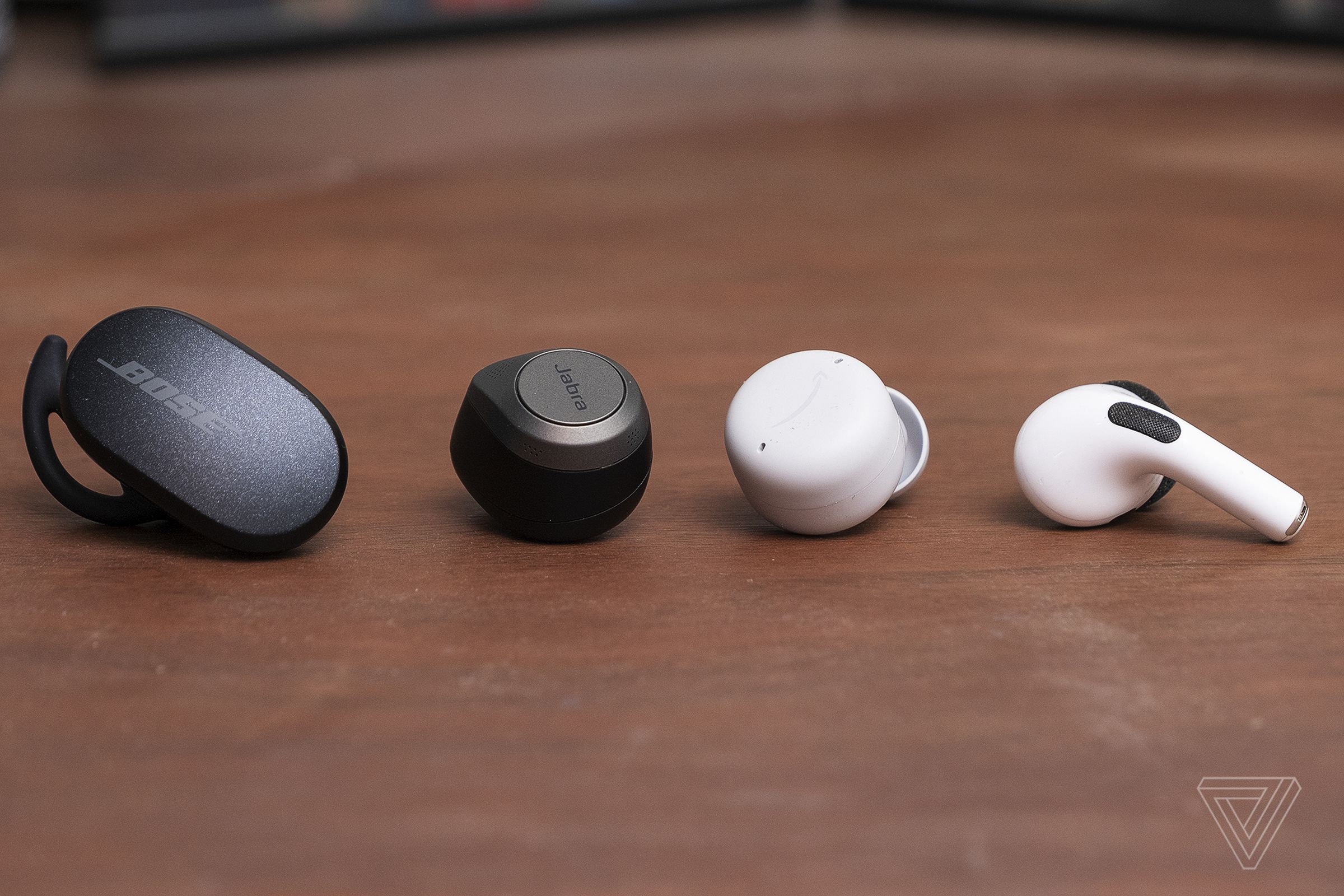 The new Echo Buds are 20 percent smaller than Amazon’s first-gen earbuds.