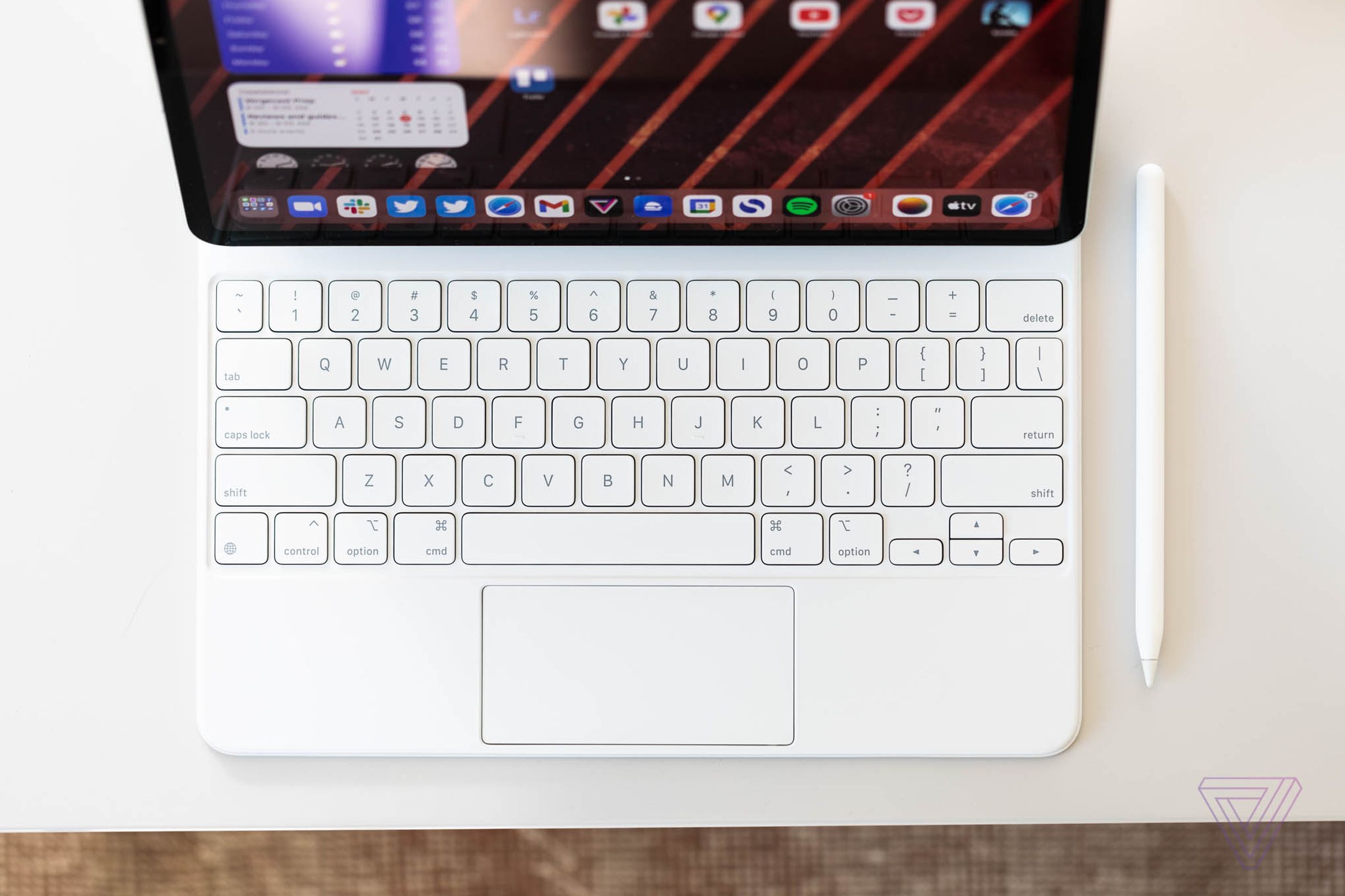 The Apple Magic Keyboard, in white. It is still great but expensive.
