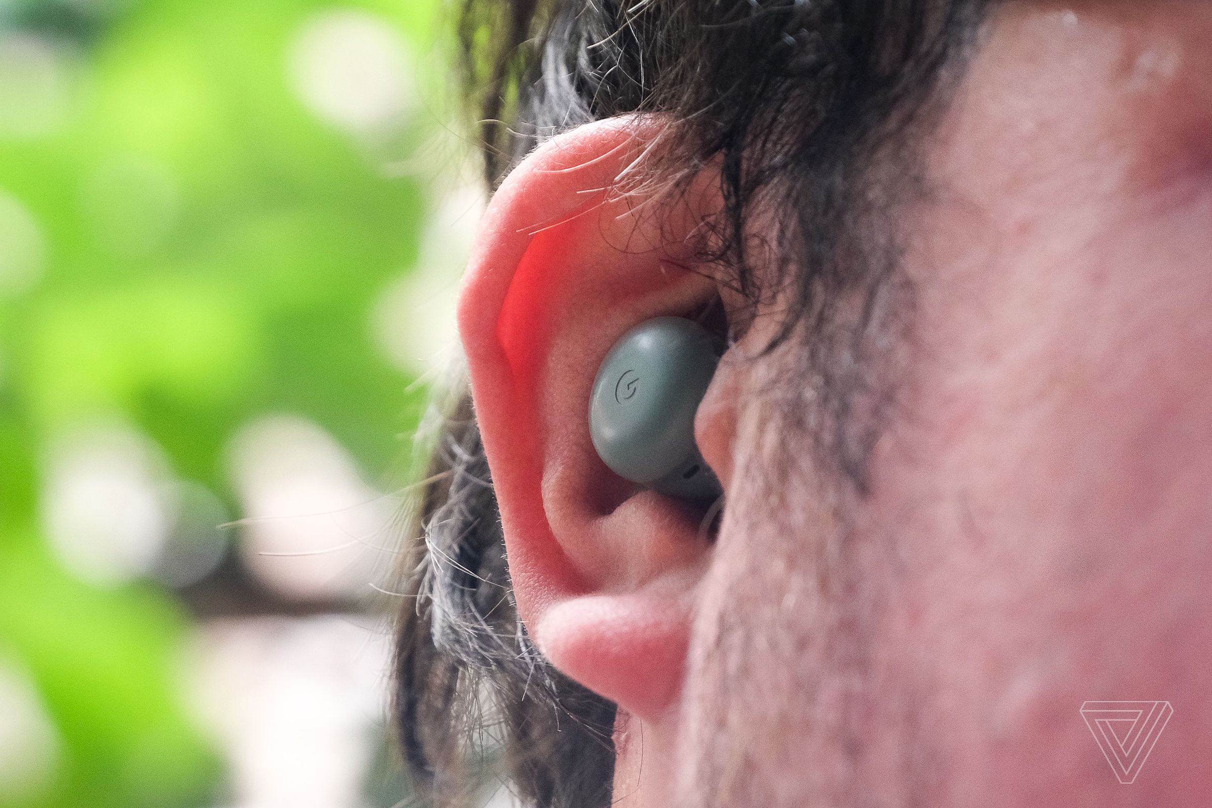They still have a discreet design that sits flush against your ear and doesn’t stick out far.