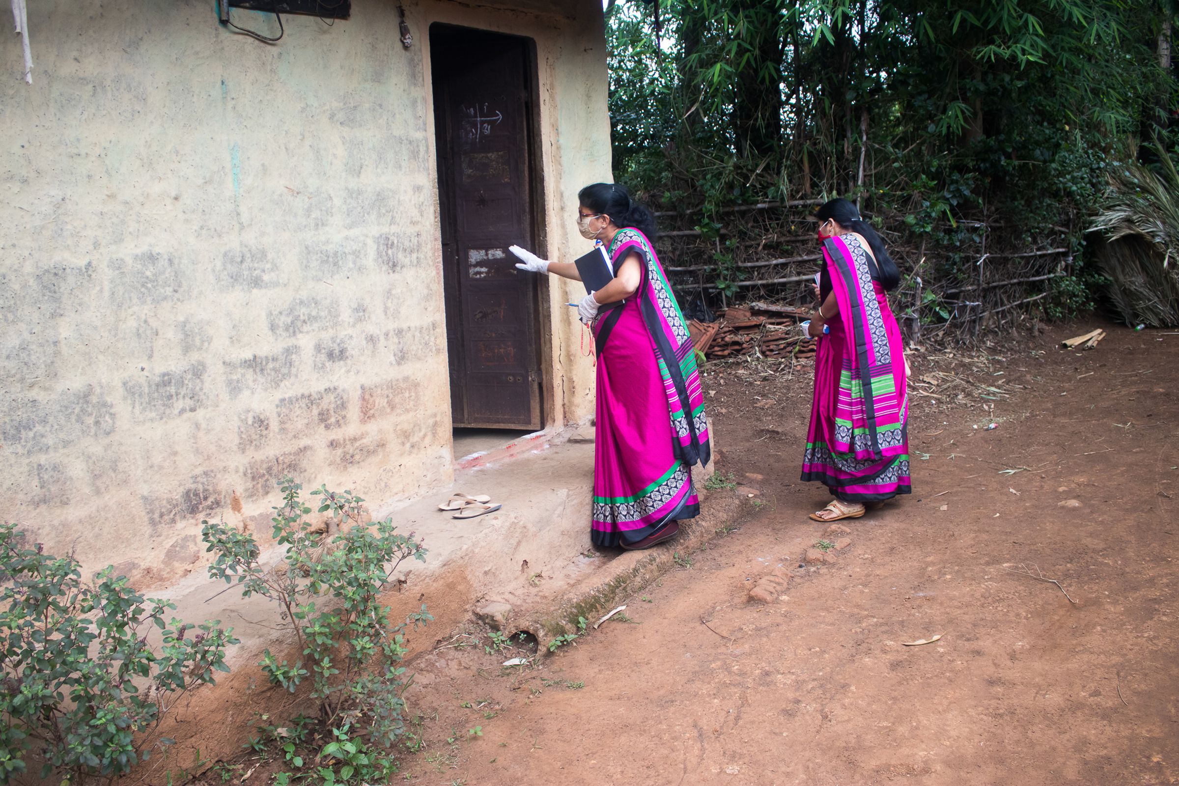 Several people from remote villages fear vaccination because of rampant misinformation. Often, people hide in their houses or run away when ASHA workers are out surveying the community.