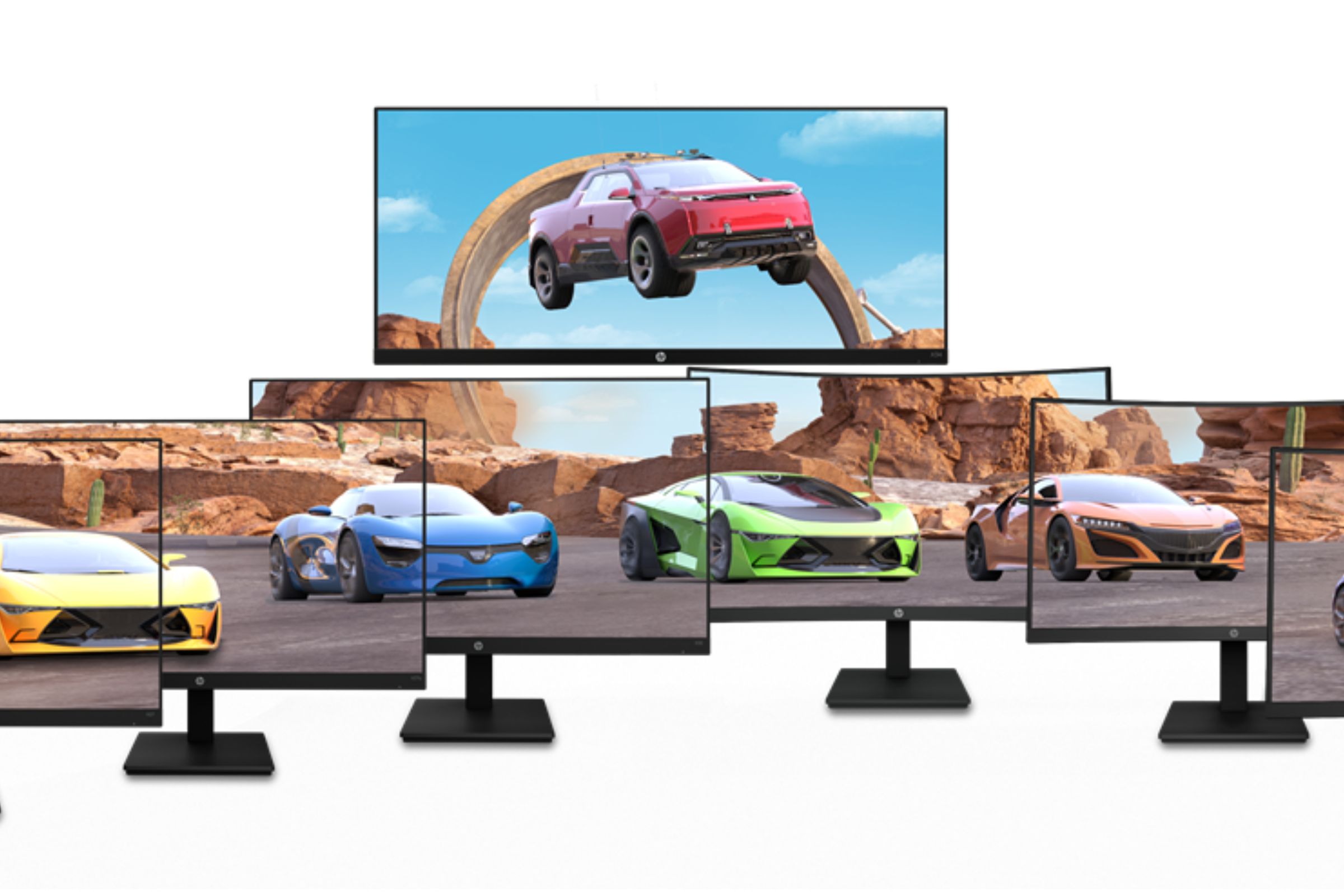HP gaming monitors