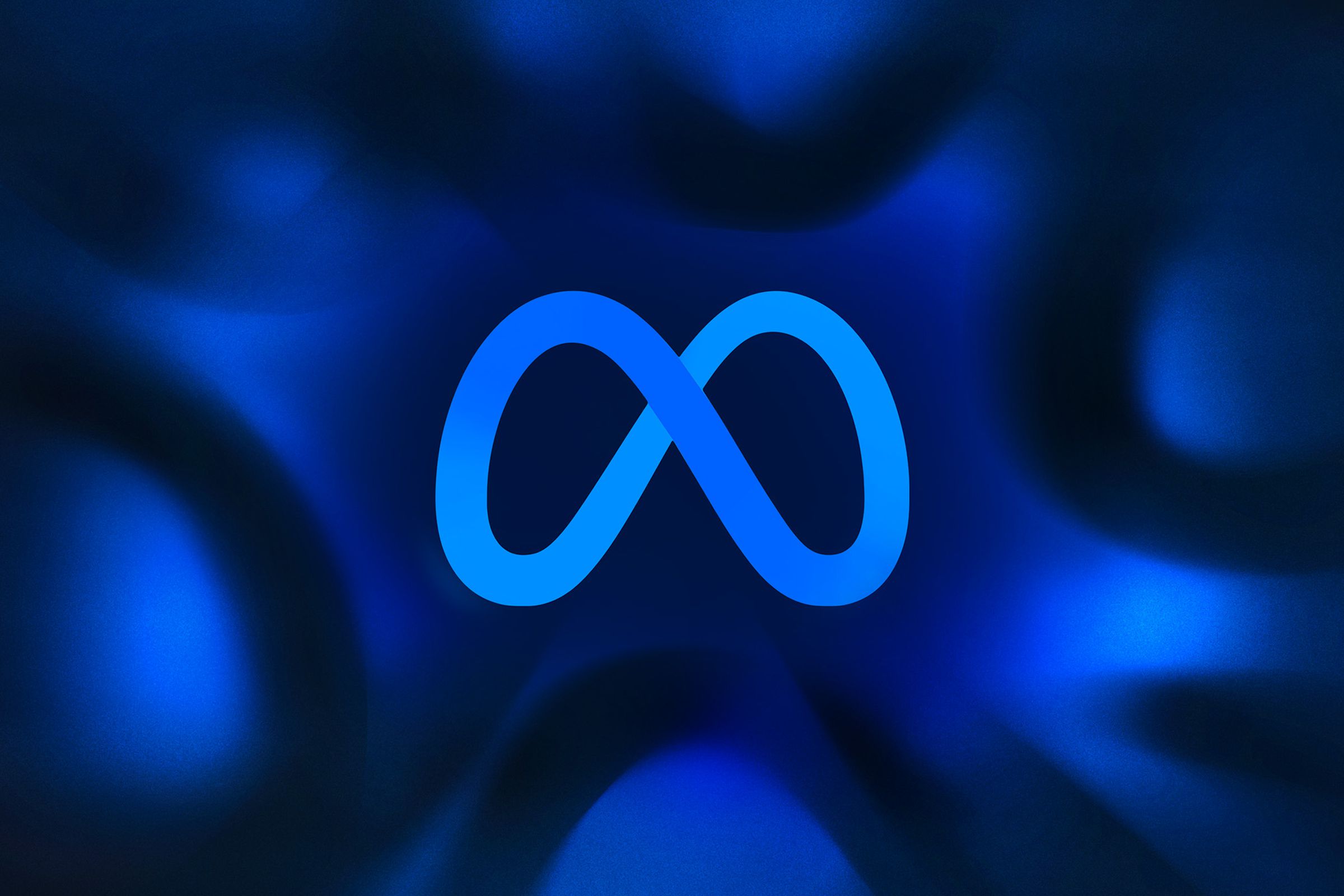 An image of the Meta logo.
