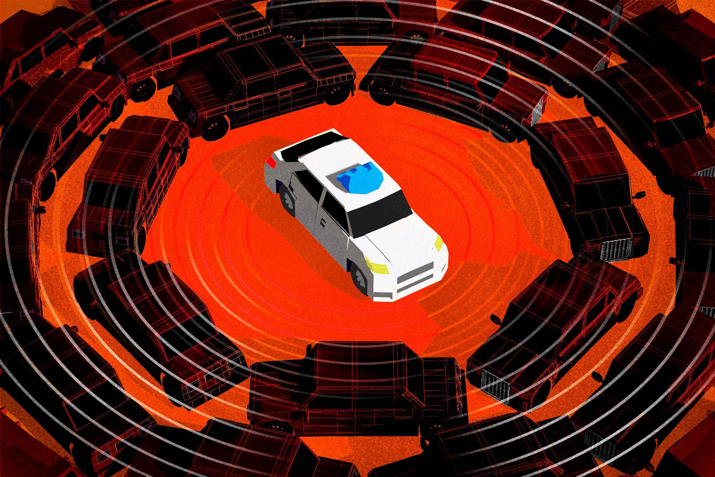 Autonomous vehicle illustration