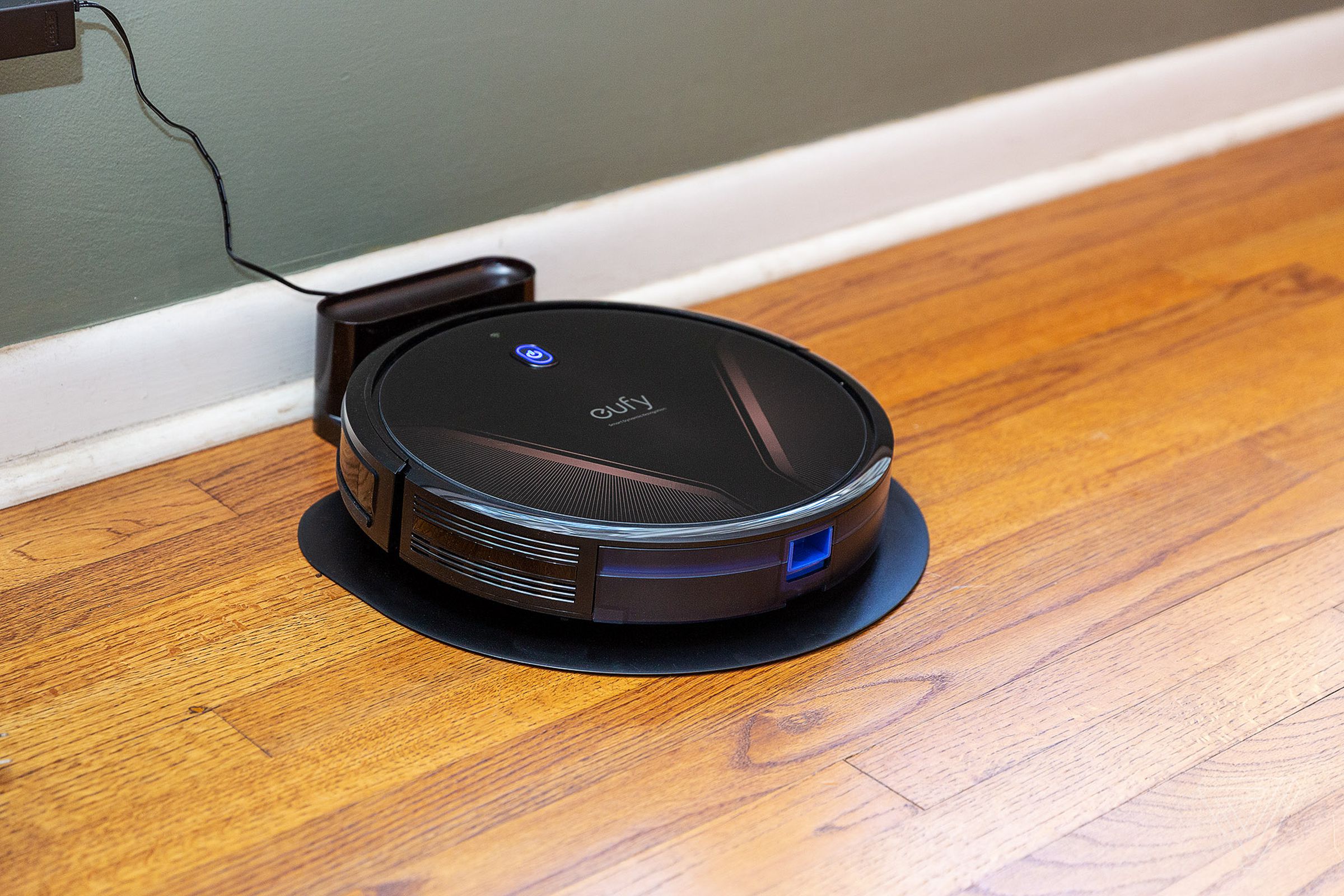 The Eufy G20 Hybrid is a small, svelte robot vac that’s perfect for tackling smaller jobs with less fuss.
