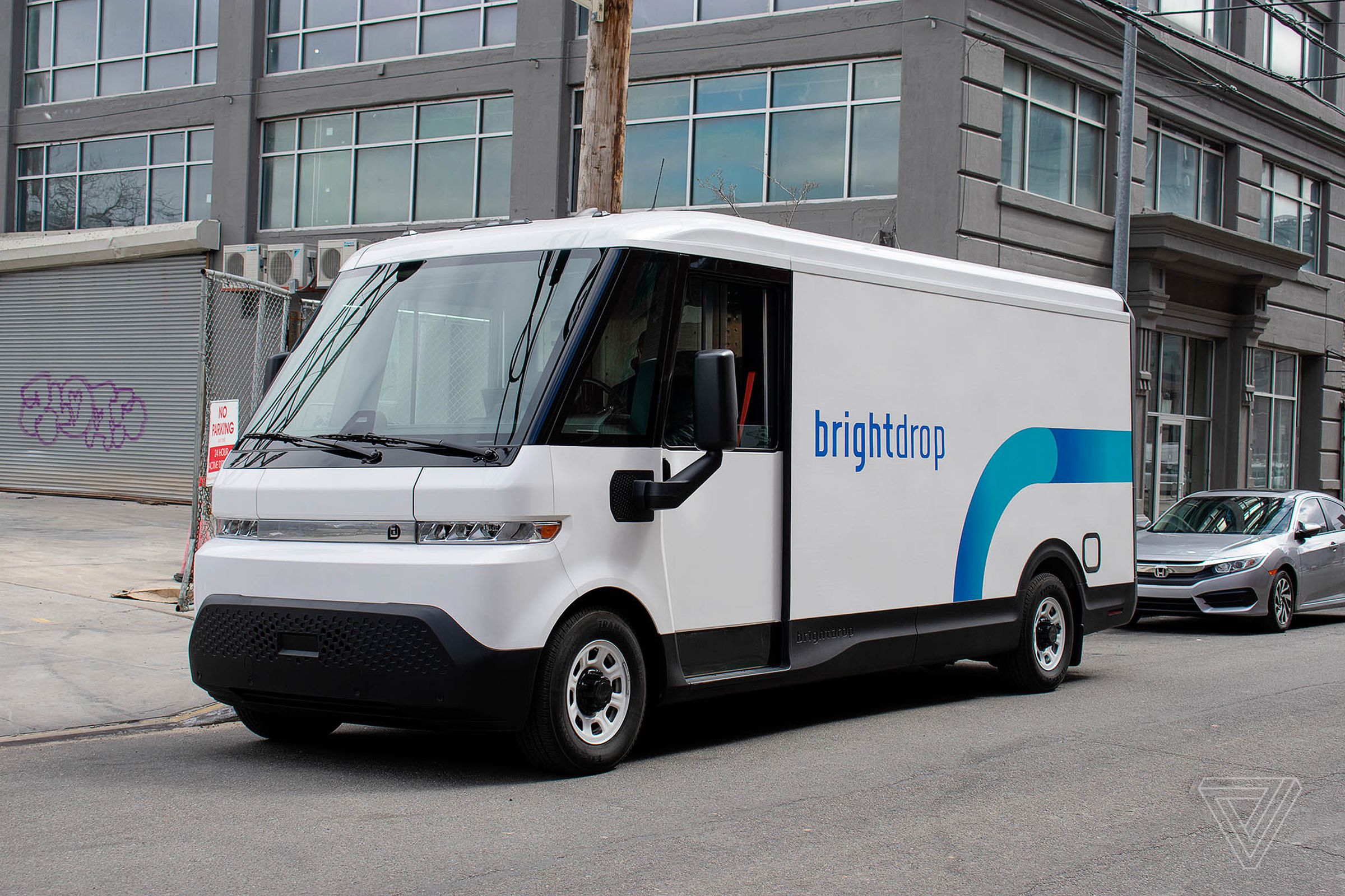 BrightDrop’s Zevo all-electric delivery vehicle.