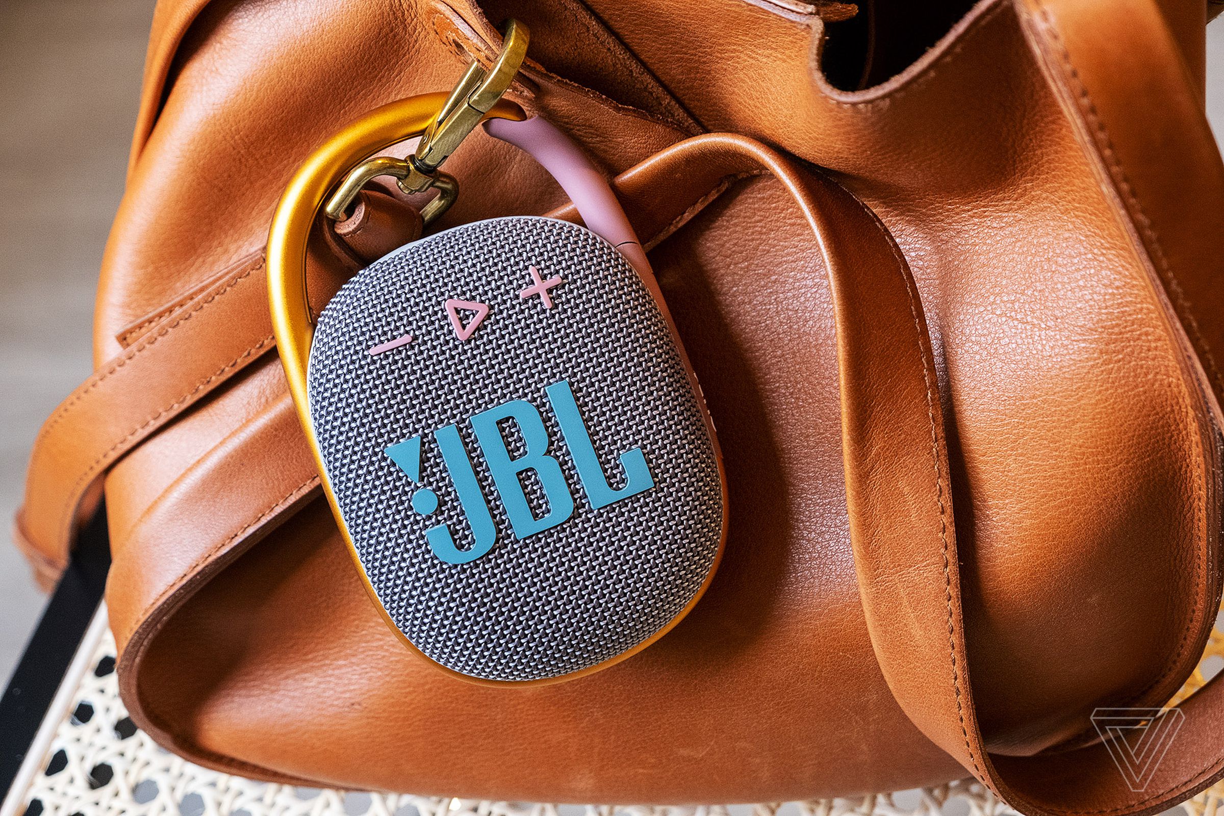 JBL’s Clip 4 can latch onto a bag or backpack with ease.