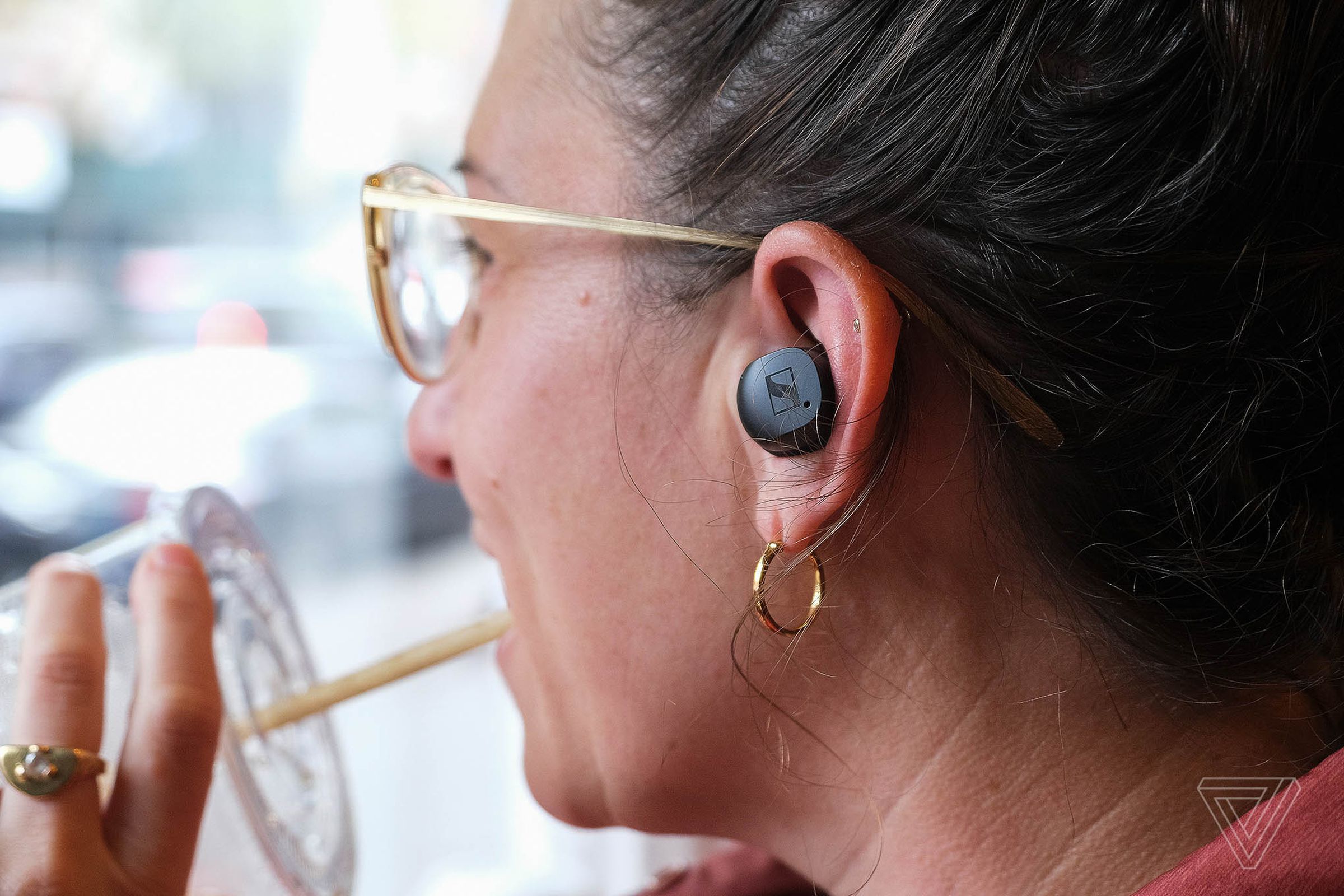 The more compact Momentum True Wireless 3s might be a better fit for people with smaller ears.