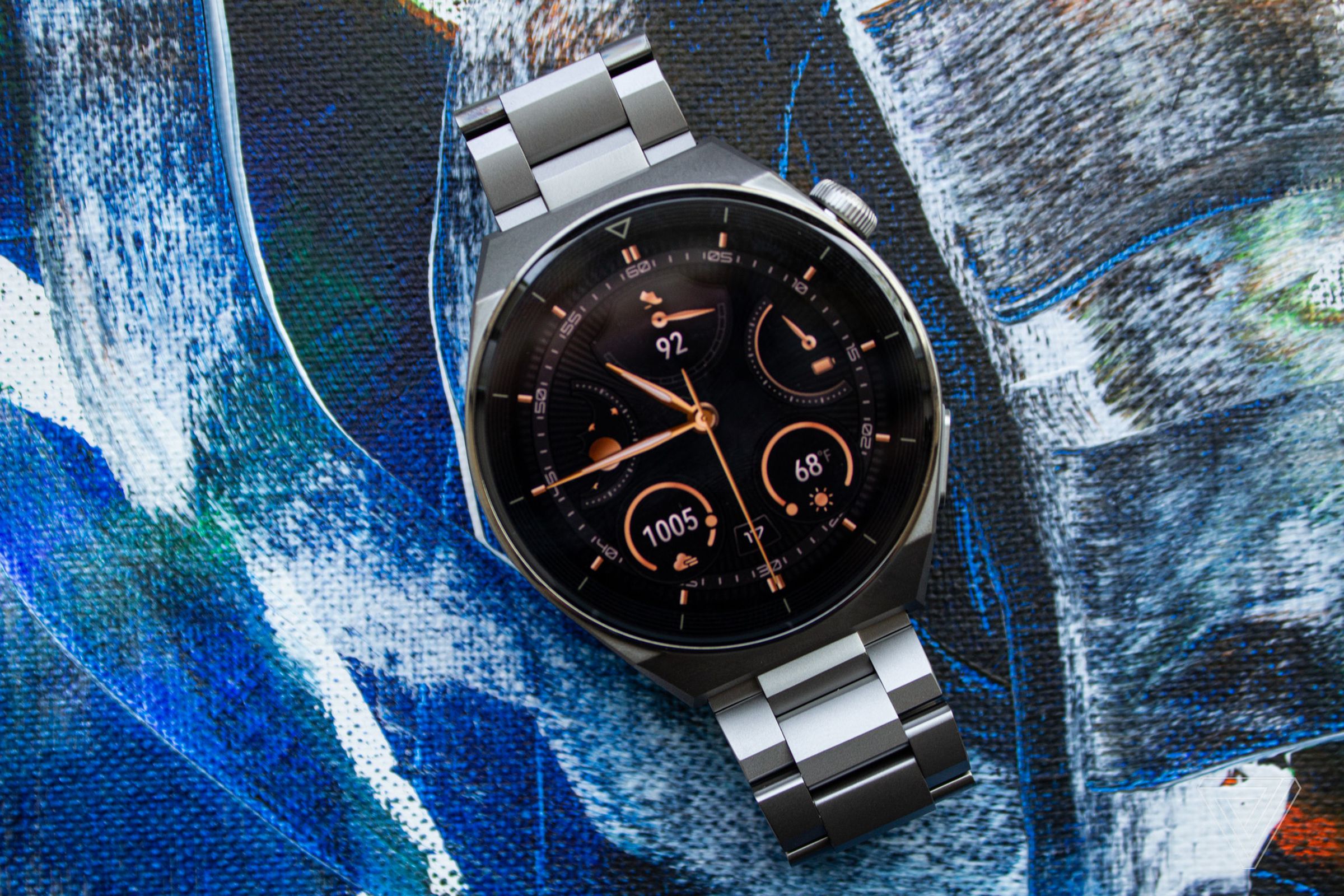 The Huawei Watch GT 3 Pro has a sophisticated design.