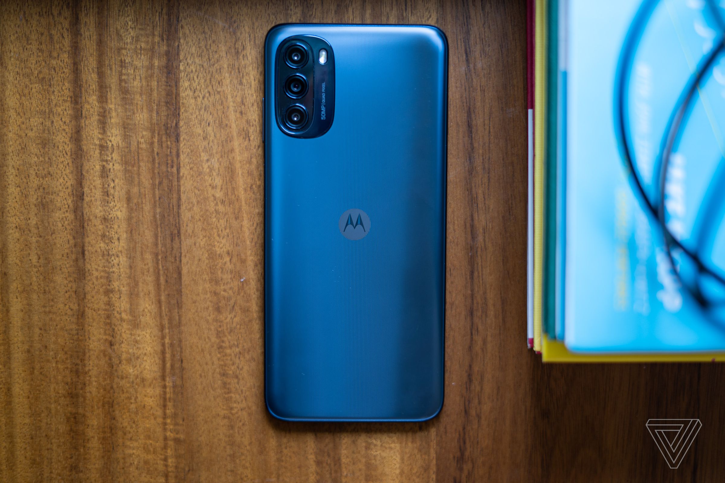 There’s a 50-megapixel standard wide plus a depth sensor and a low-res macro camera on the Moto G 5G.