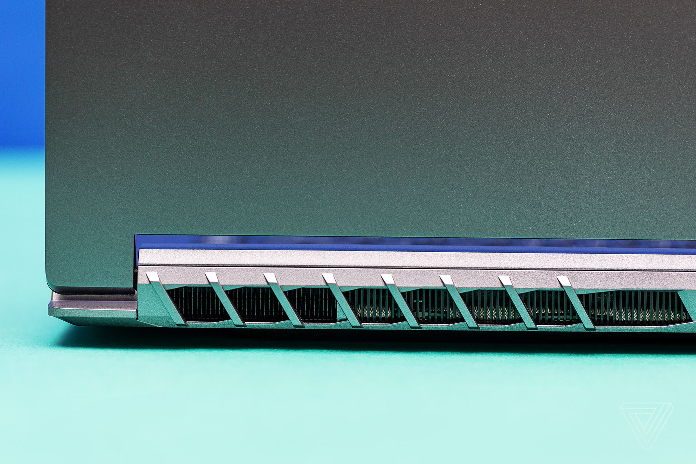 A close-up photo of the back vents of the Acer Predator Triton 500 SE