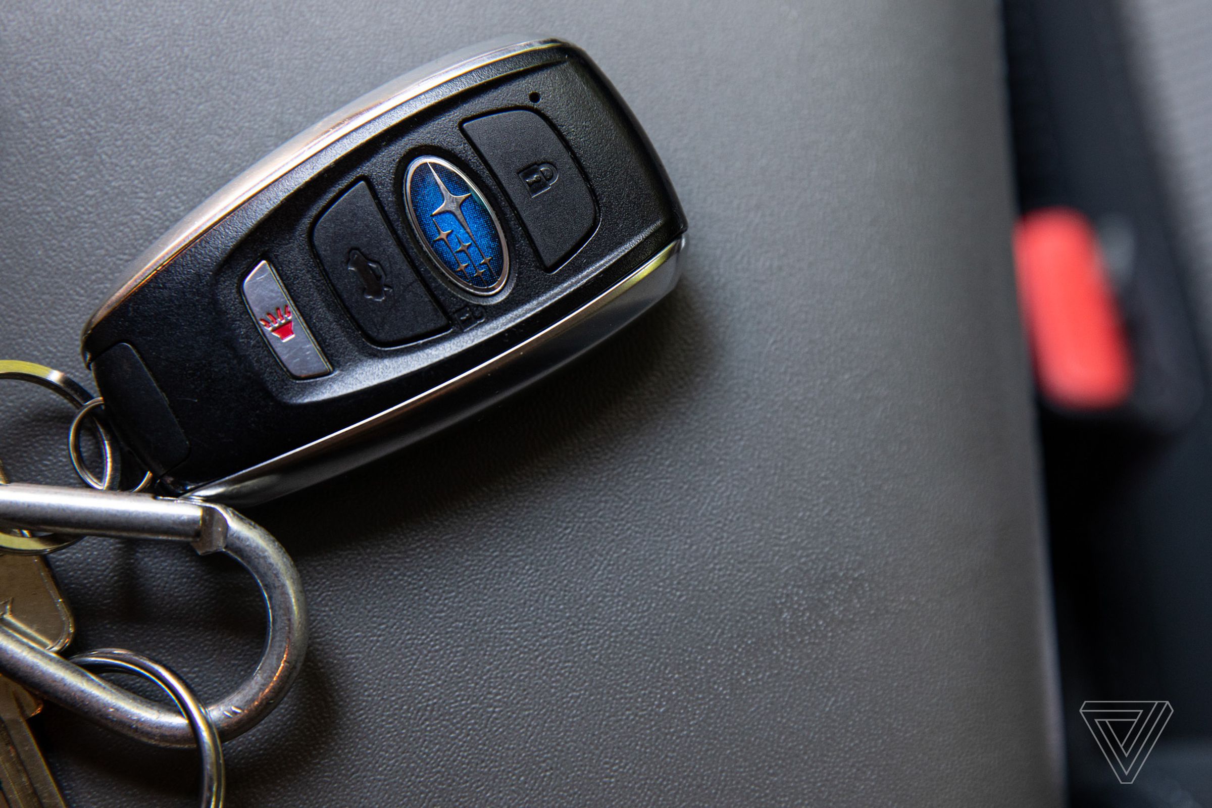 The key fobs for push to start cars usually don’t include a metal blade, making them more comfortable in the pocket than traditional keys.