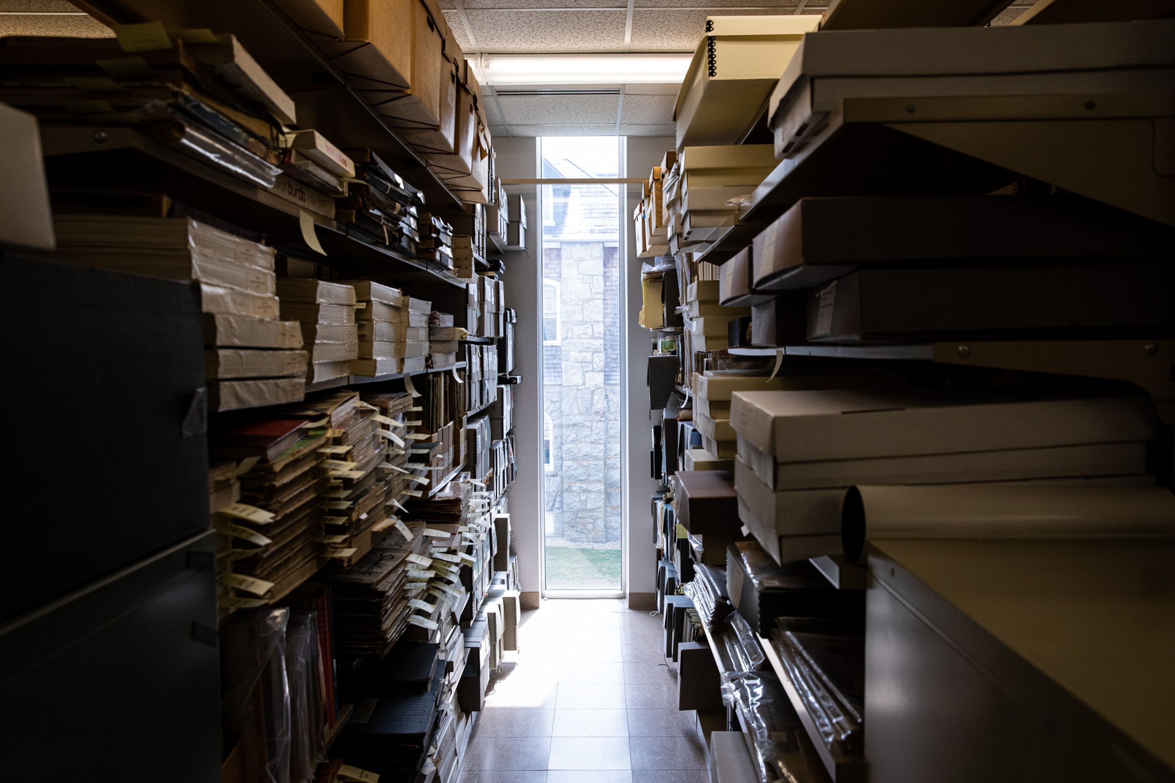 The Consumer Pattern Archive housed in Carothers Library at the University of Rhode Island. The largest of it’s kind in the world, it contains over 60,000 patterns dating from 1847. Kingston, Rhode Island on April 21st 2022.