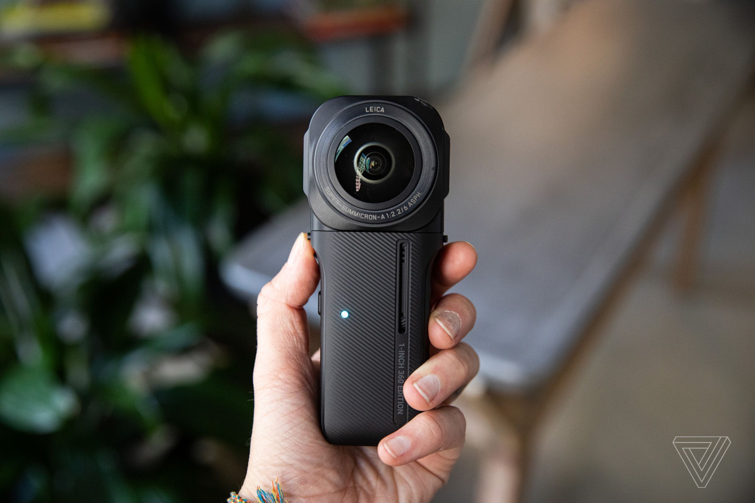 Insta360’s latest camera, the One RS 1-inch 360 Edition, fits great in my hand.