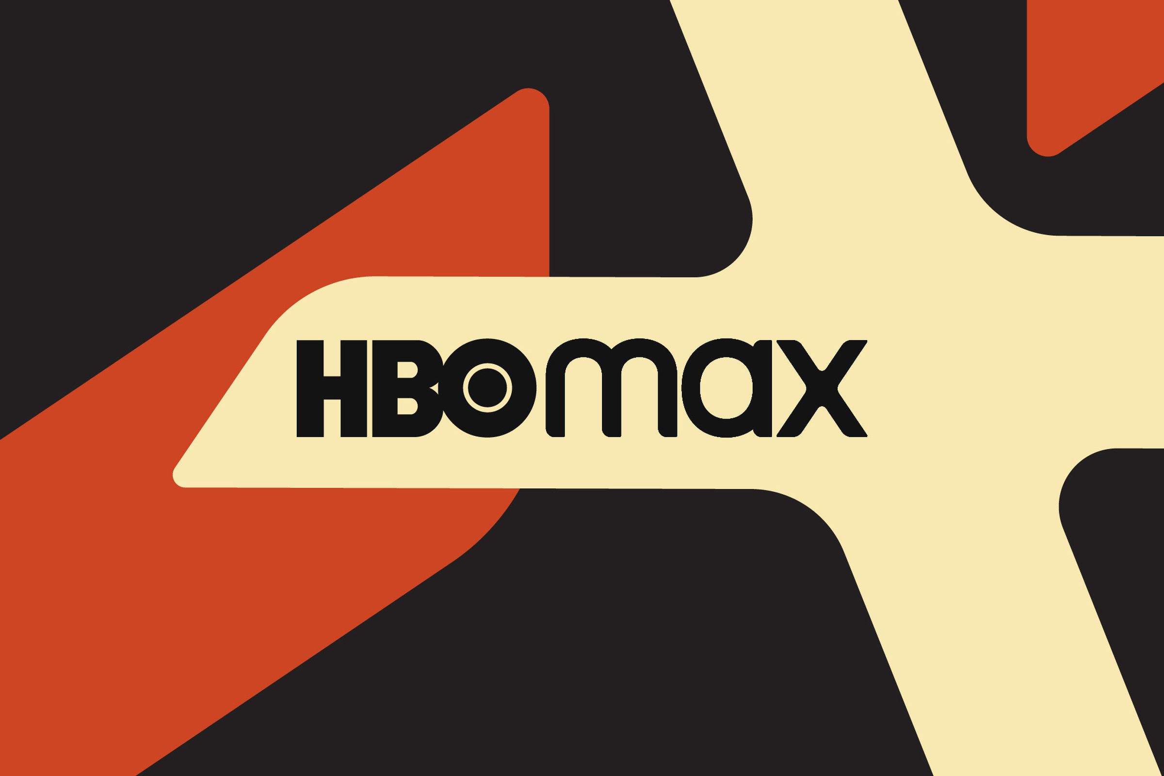 A black, red, and yellow rendition of the HBO Max logo.