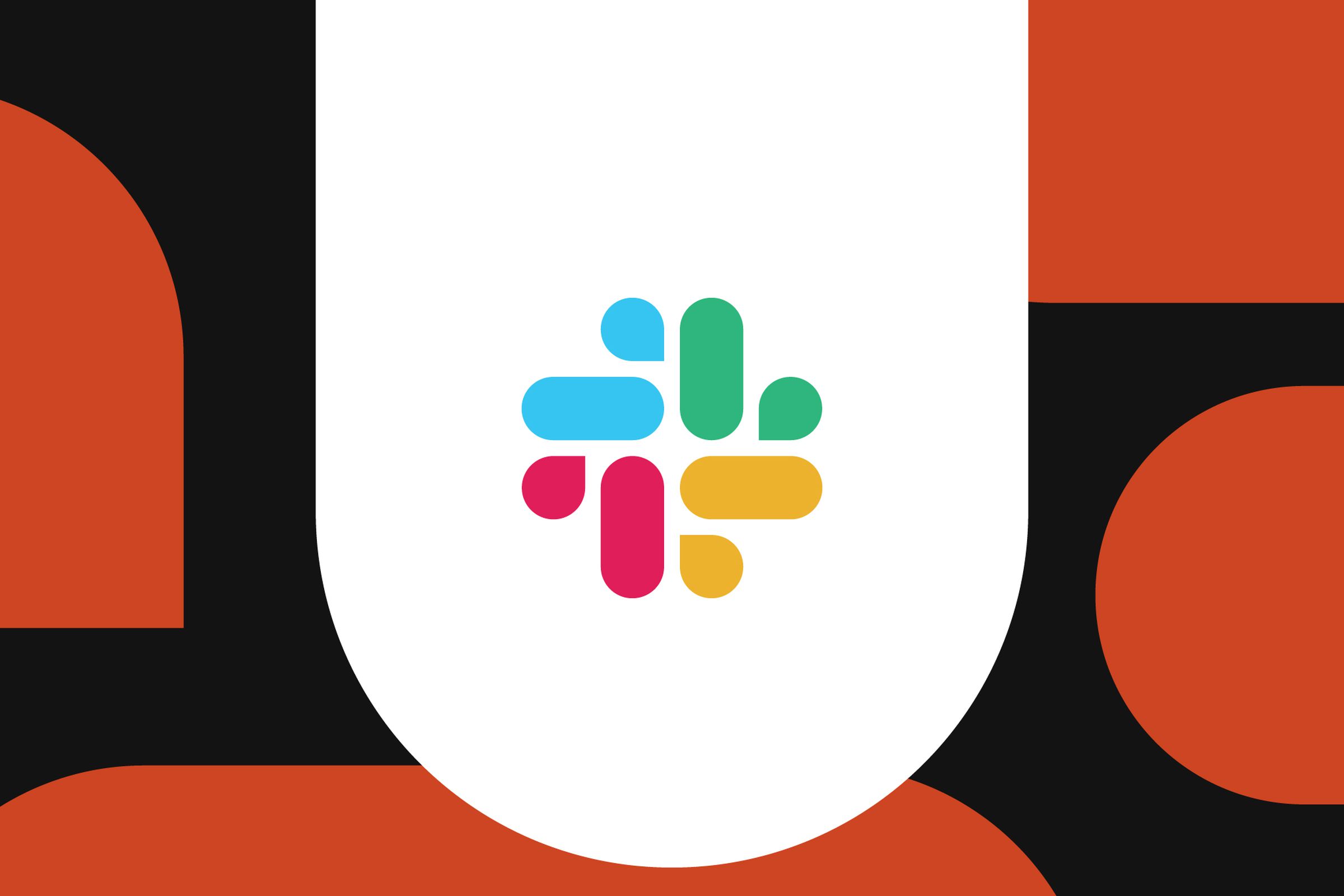 An illustration of the Slack logo.