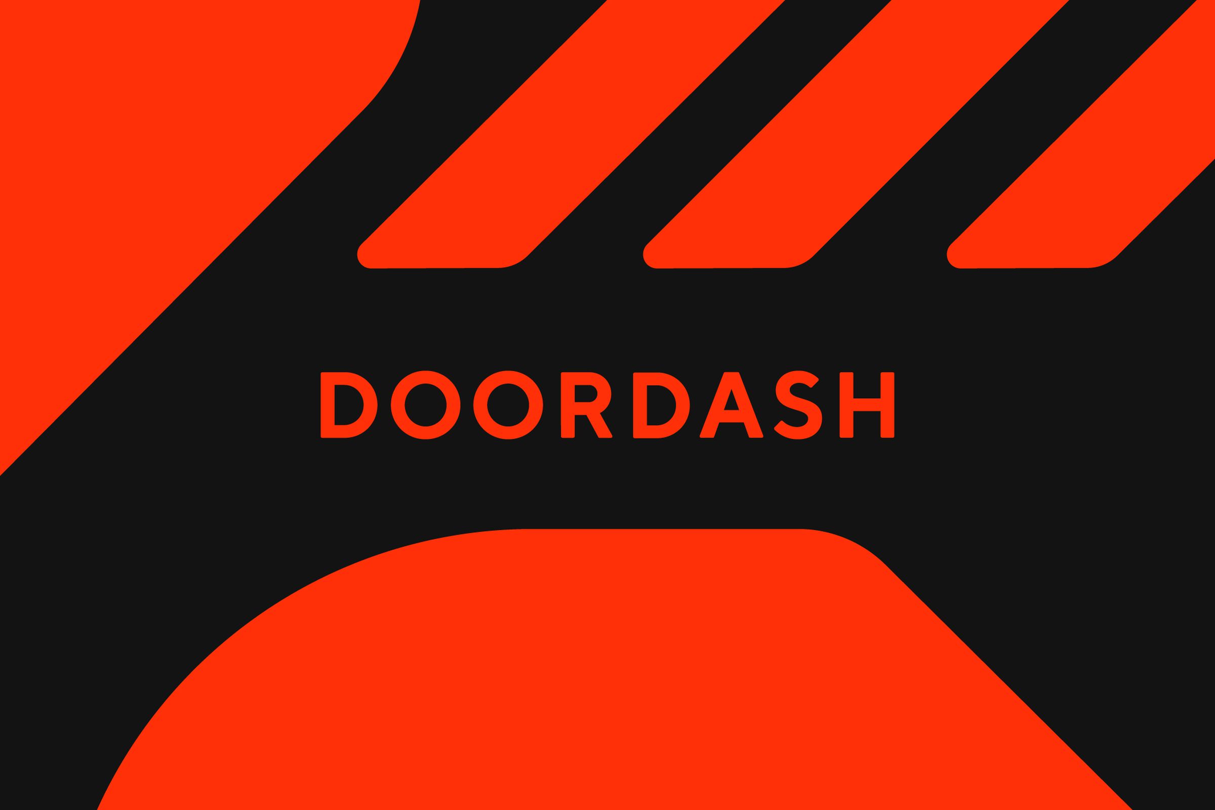 An image showing the DoorDash logo