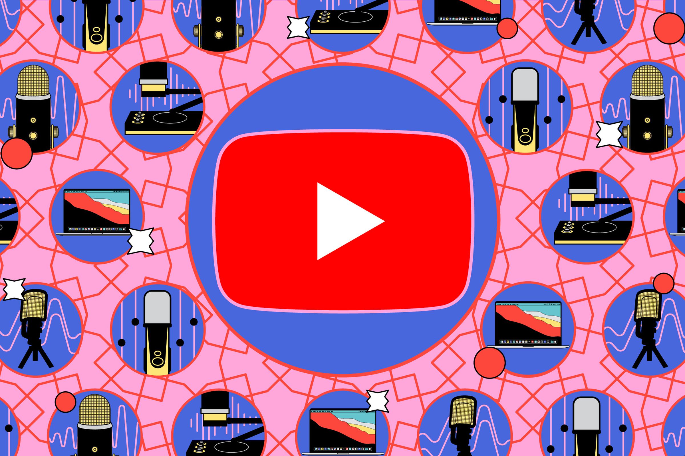 An illustration of the YouTube logo