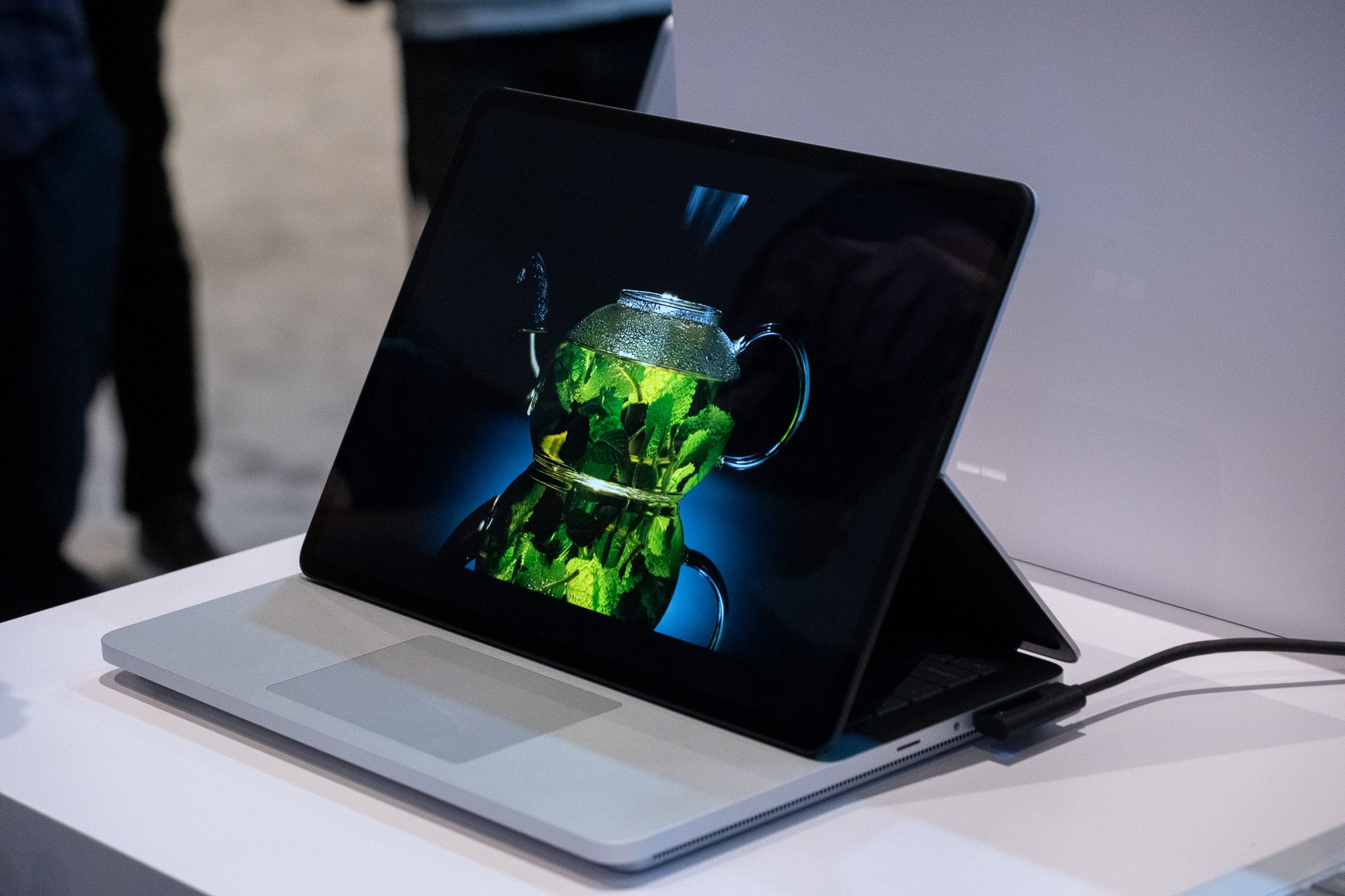 A photo of Microsoft’s Surface Laptop Studio 2.