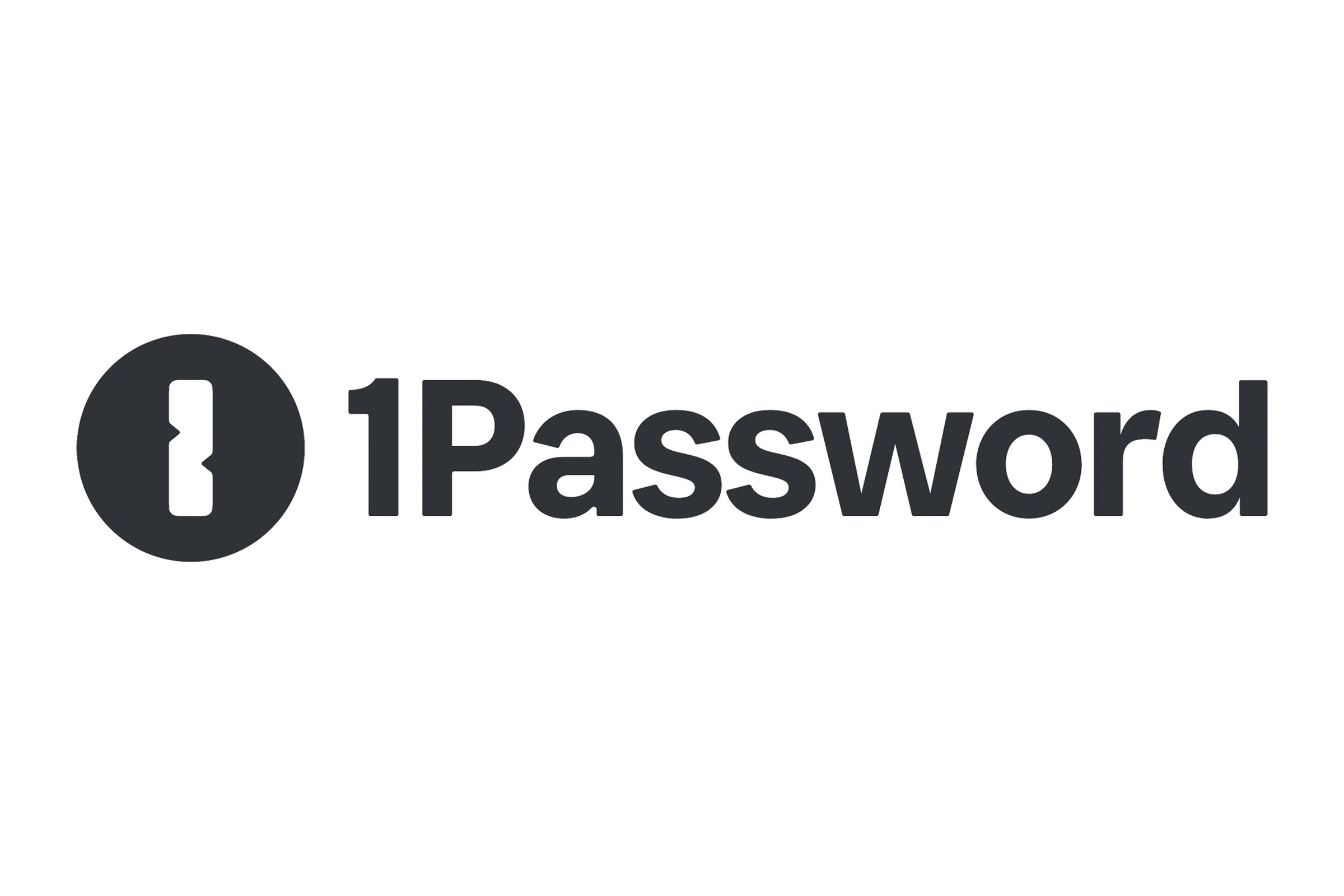 The 1Password logo on a white background.