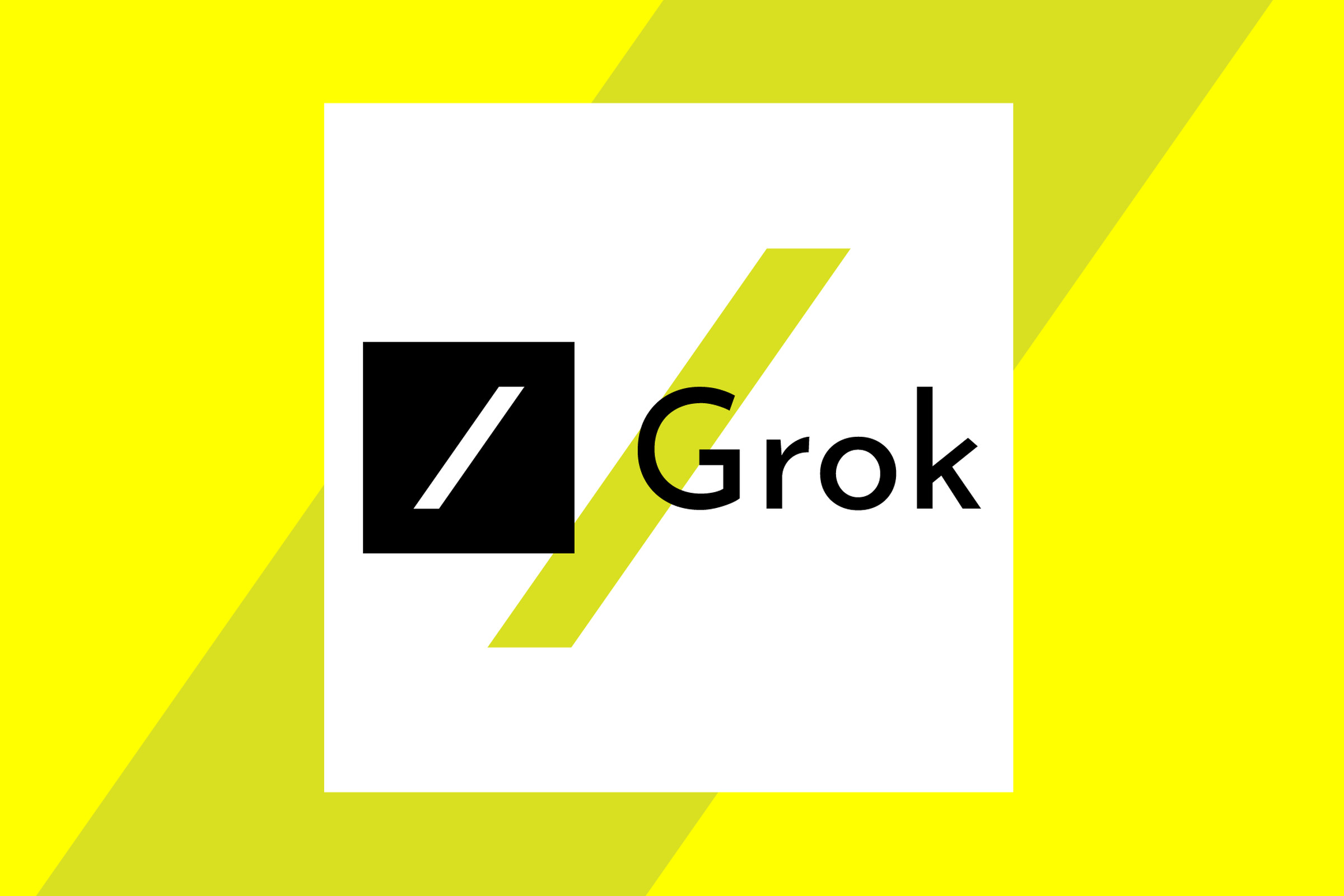 Vector illustration of the Grok logo.