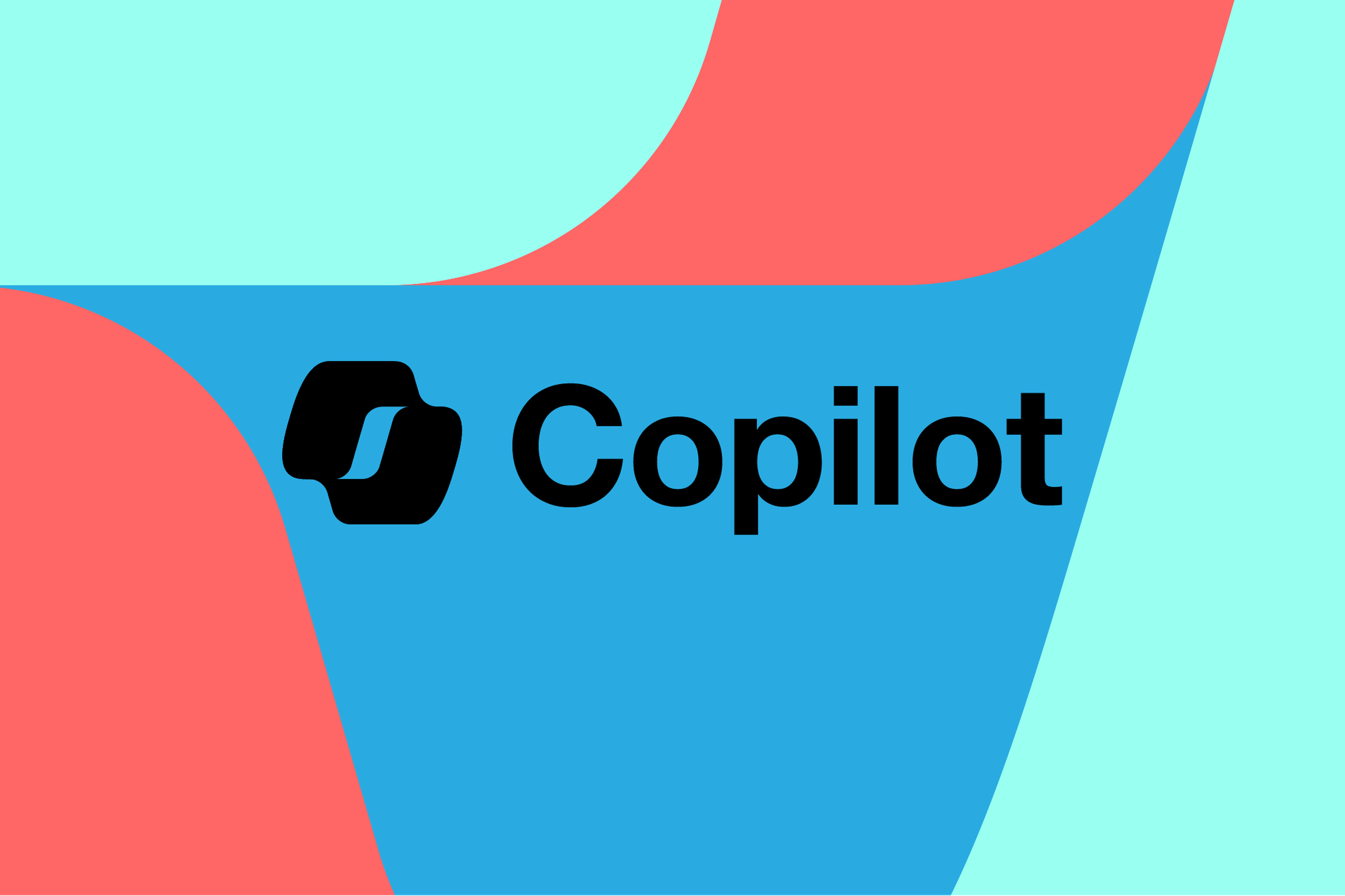 Vector illustration of the Microsoft Copilot logo.