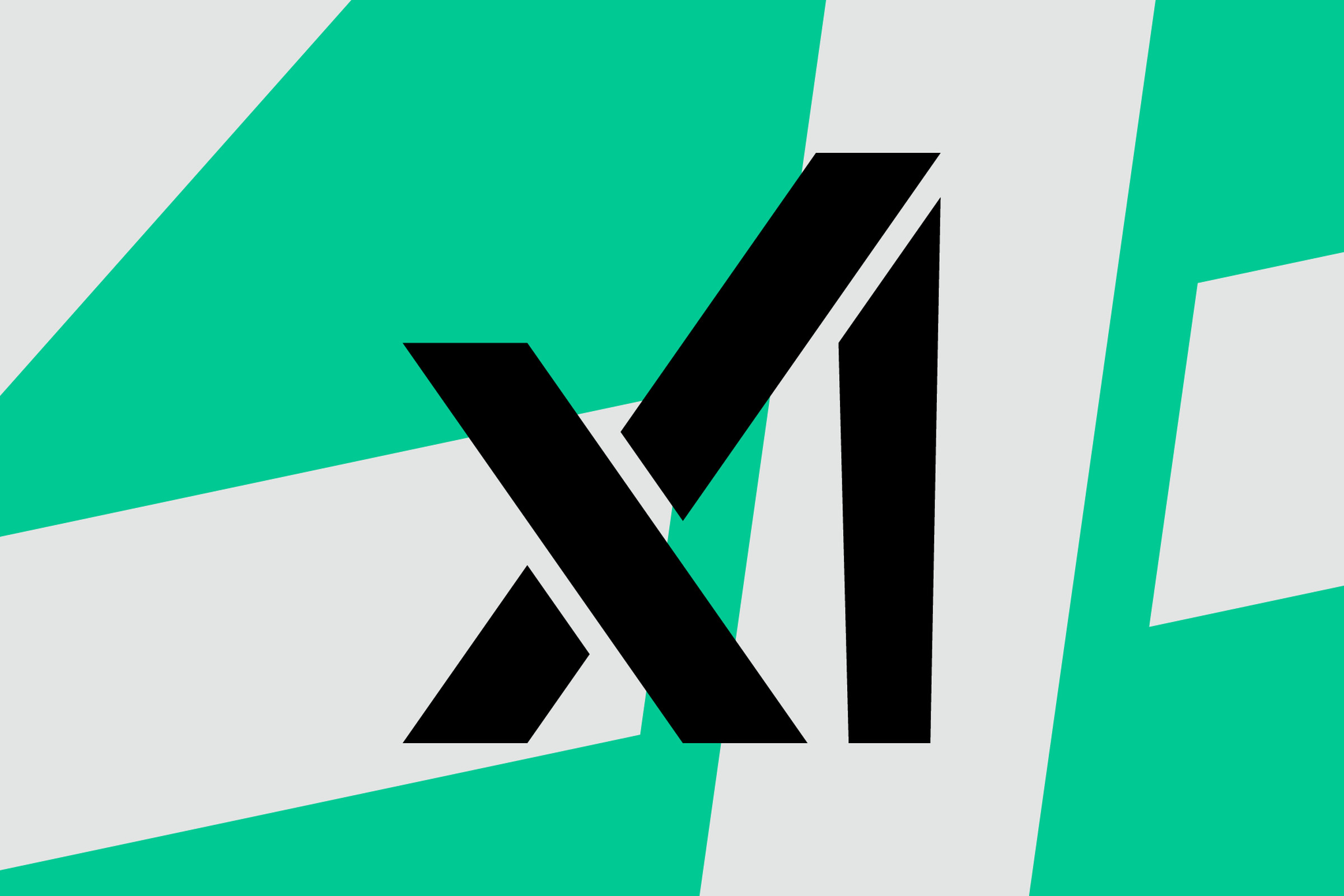 Vector illustration of the xAI logo.