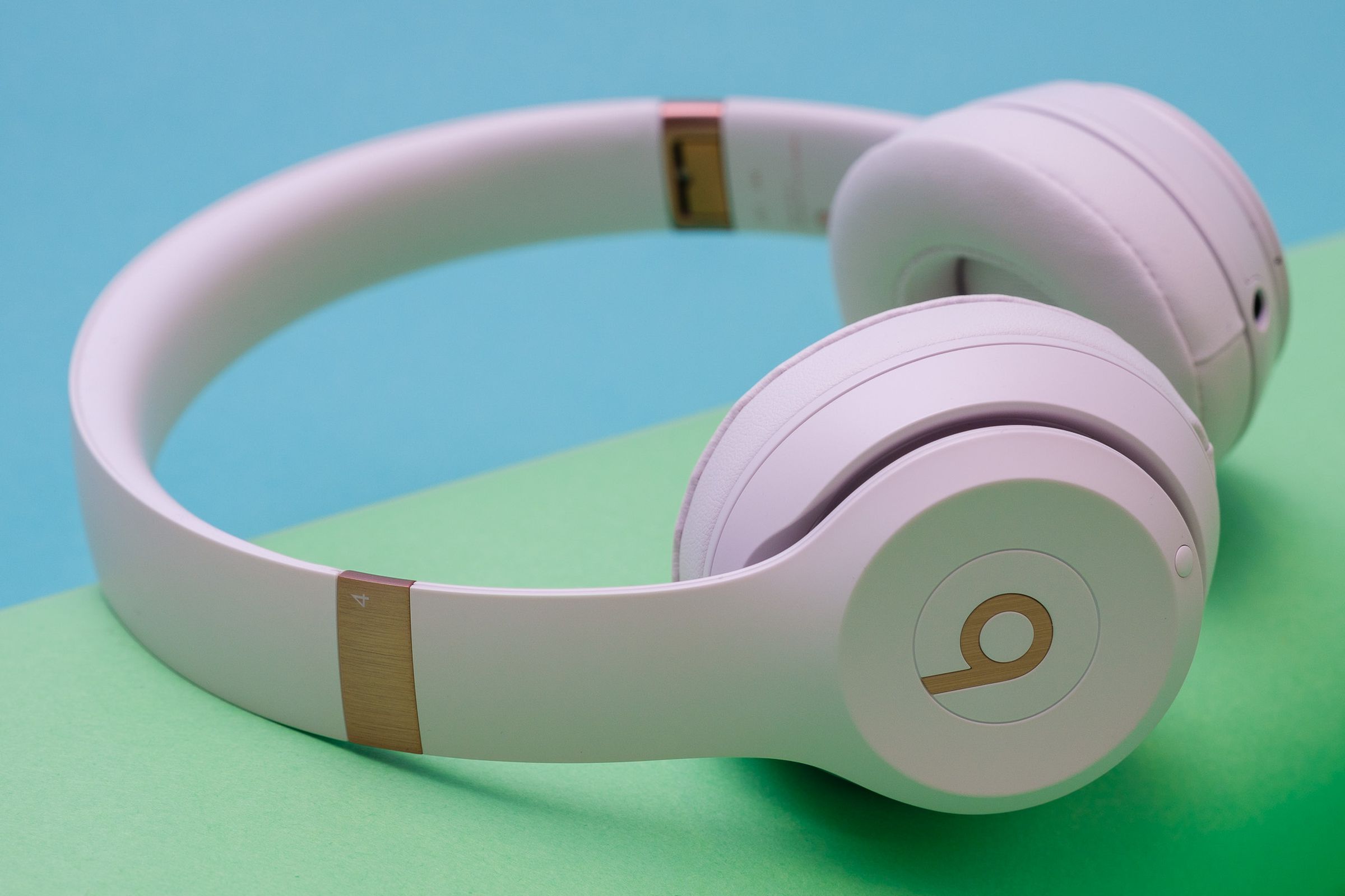 A photo of the Beats Solo 4 wireless headphones.