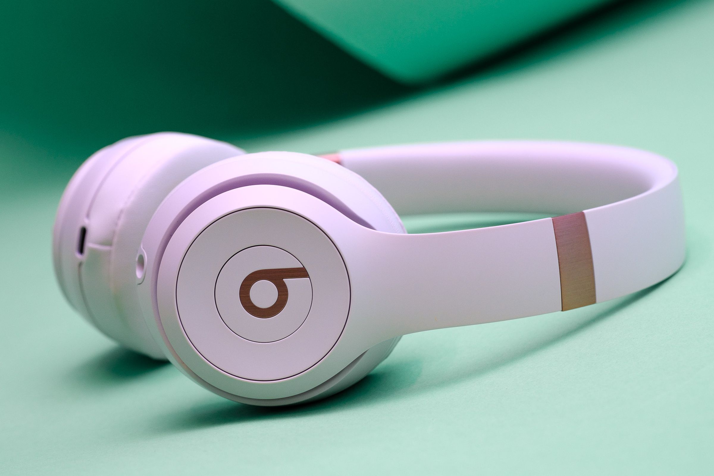 A photo of the Beats Solo 4 wireless headphones.