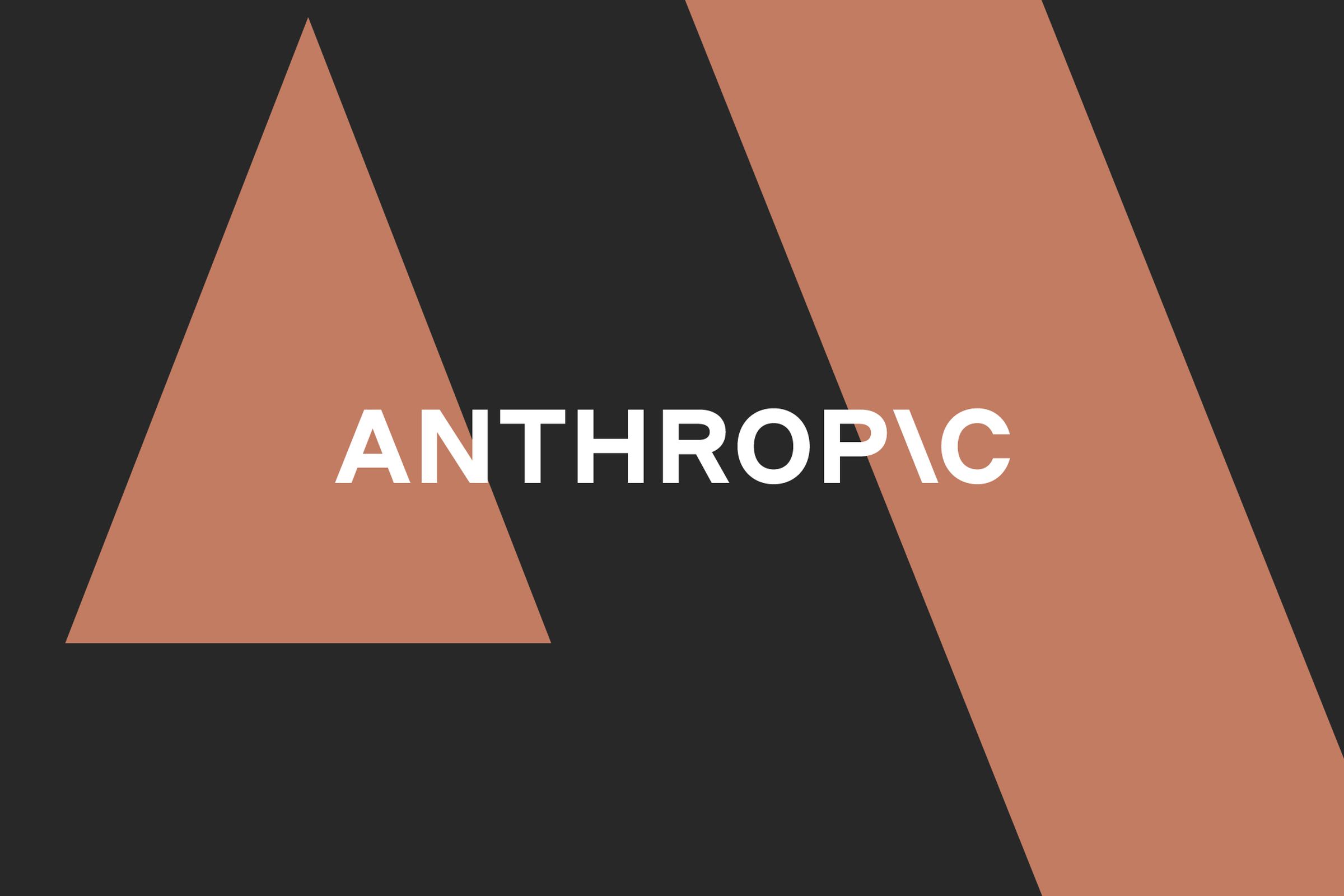 Vector illustration of the Anthropic logo.