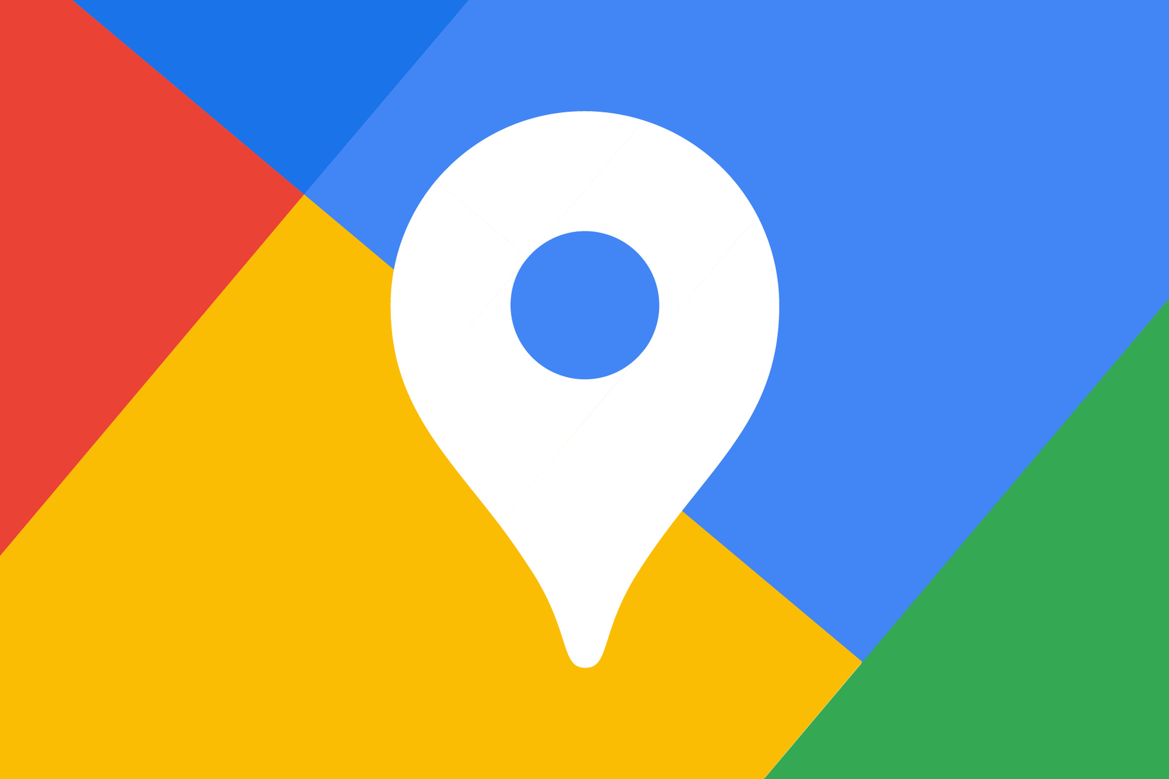 Vector illustration of the Google Maps logo.