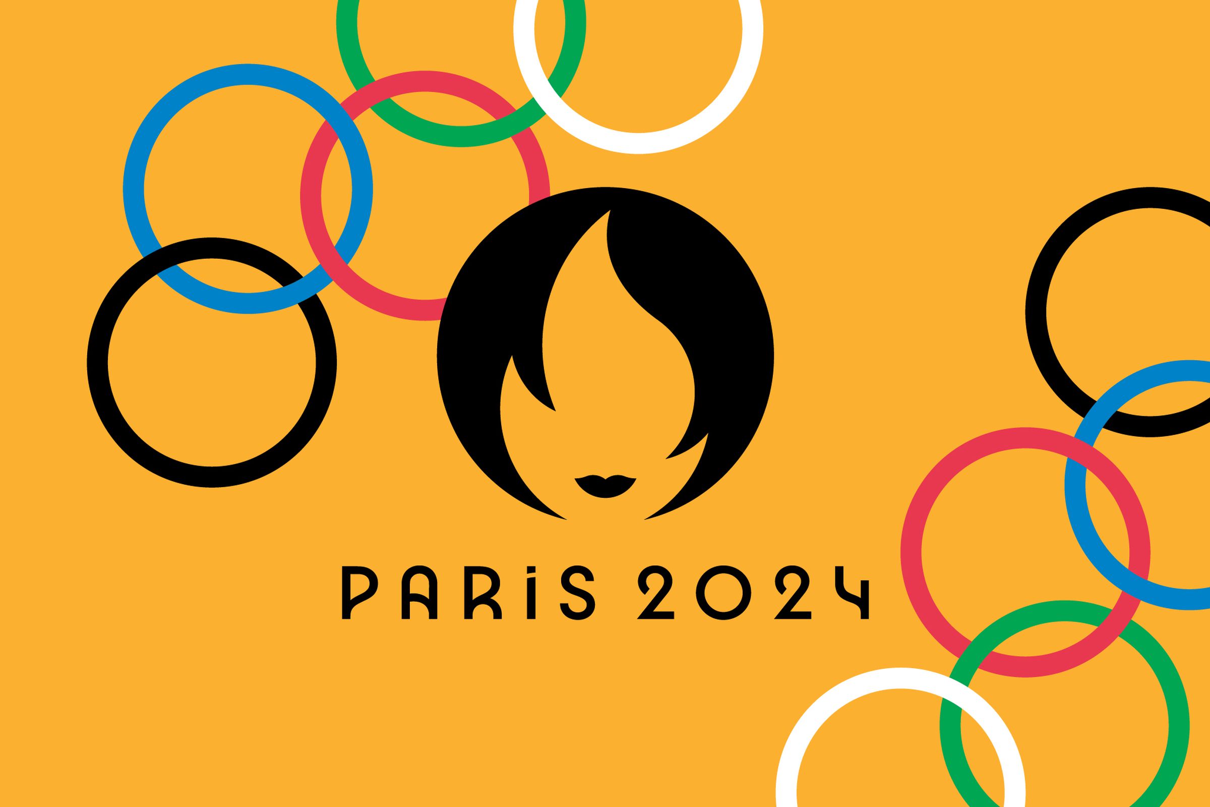 Vector illustration of the Paris 2024 Olympics logo.