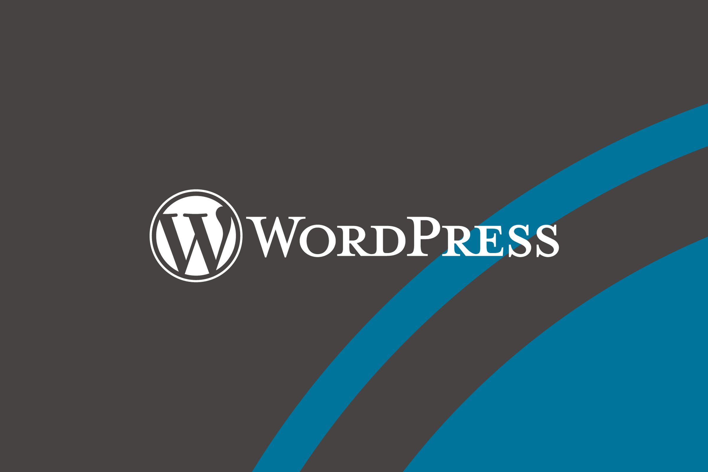 Vector illustration of the WordPress logo.