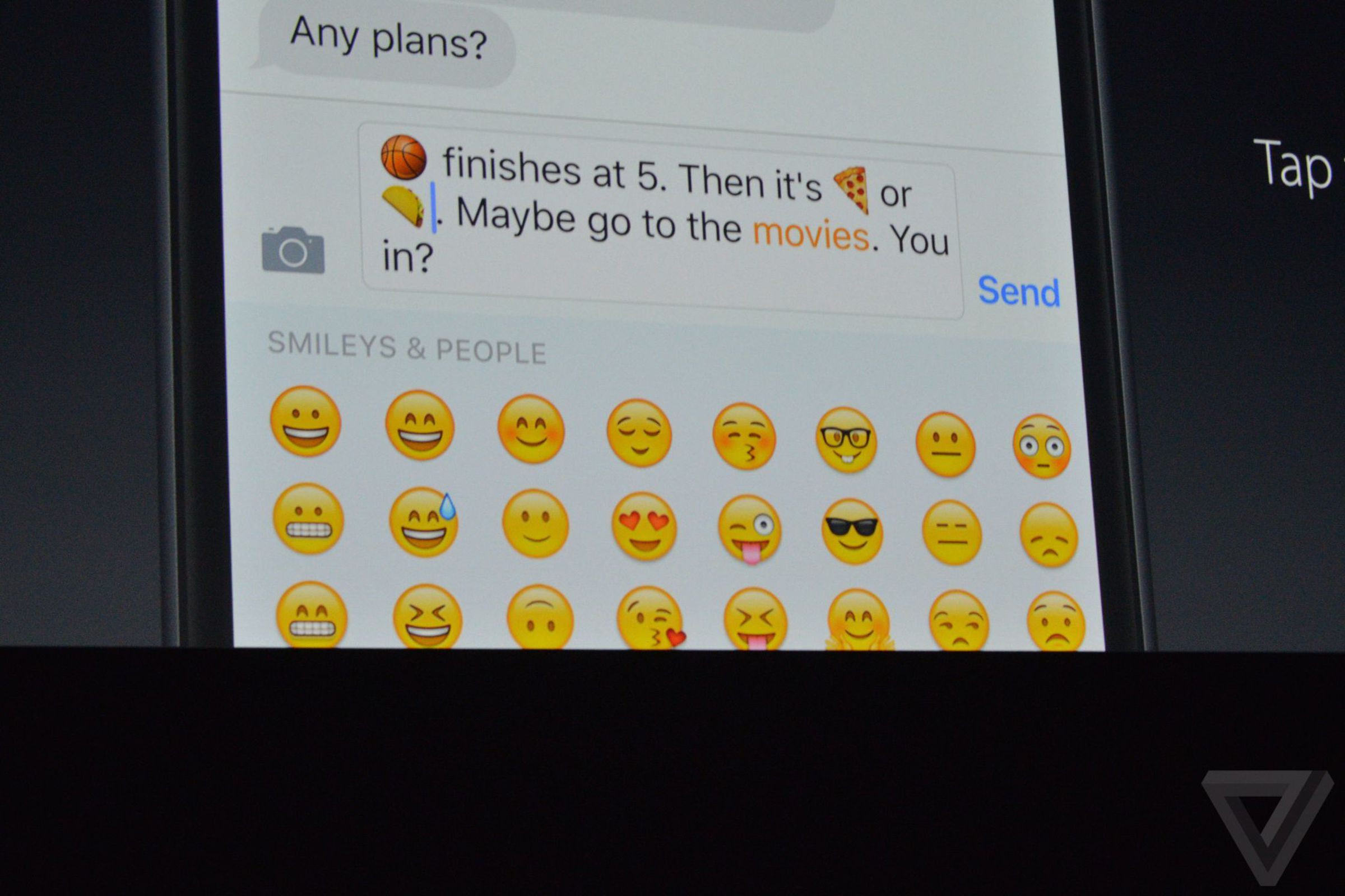 iMessage at WWDC16 announcement photos
