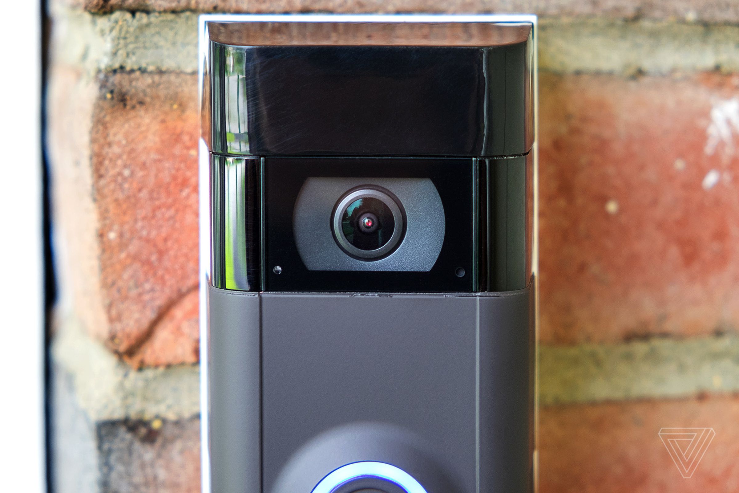 A Ring doorbell equipped with a camera