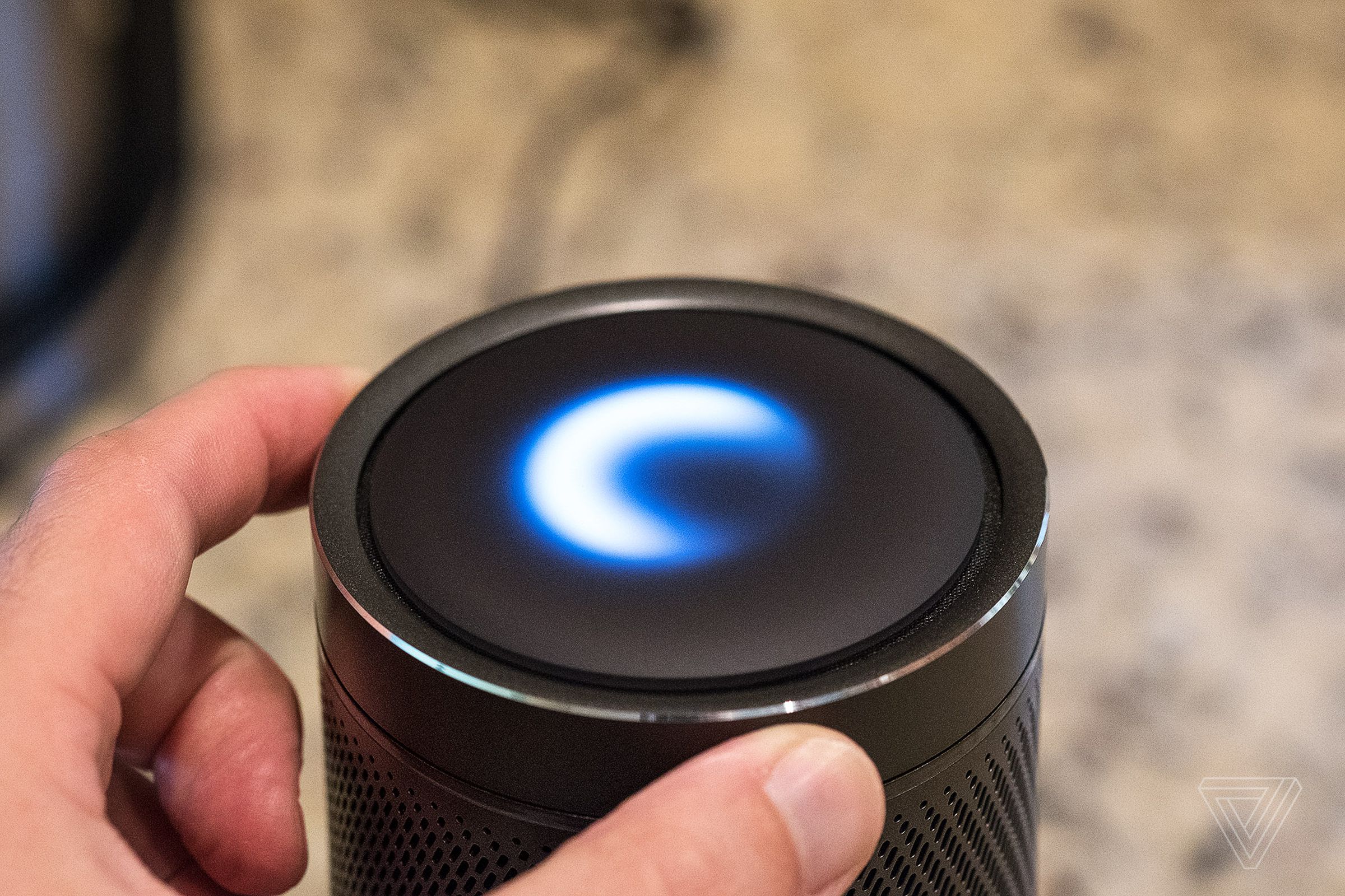 Cortana on the Harman Kardon Invoke speaker.