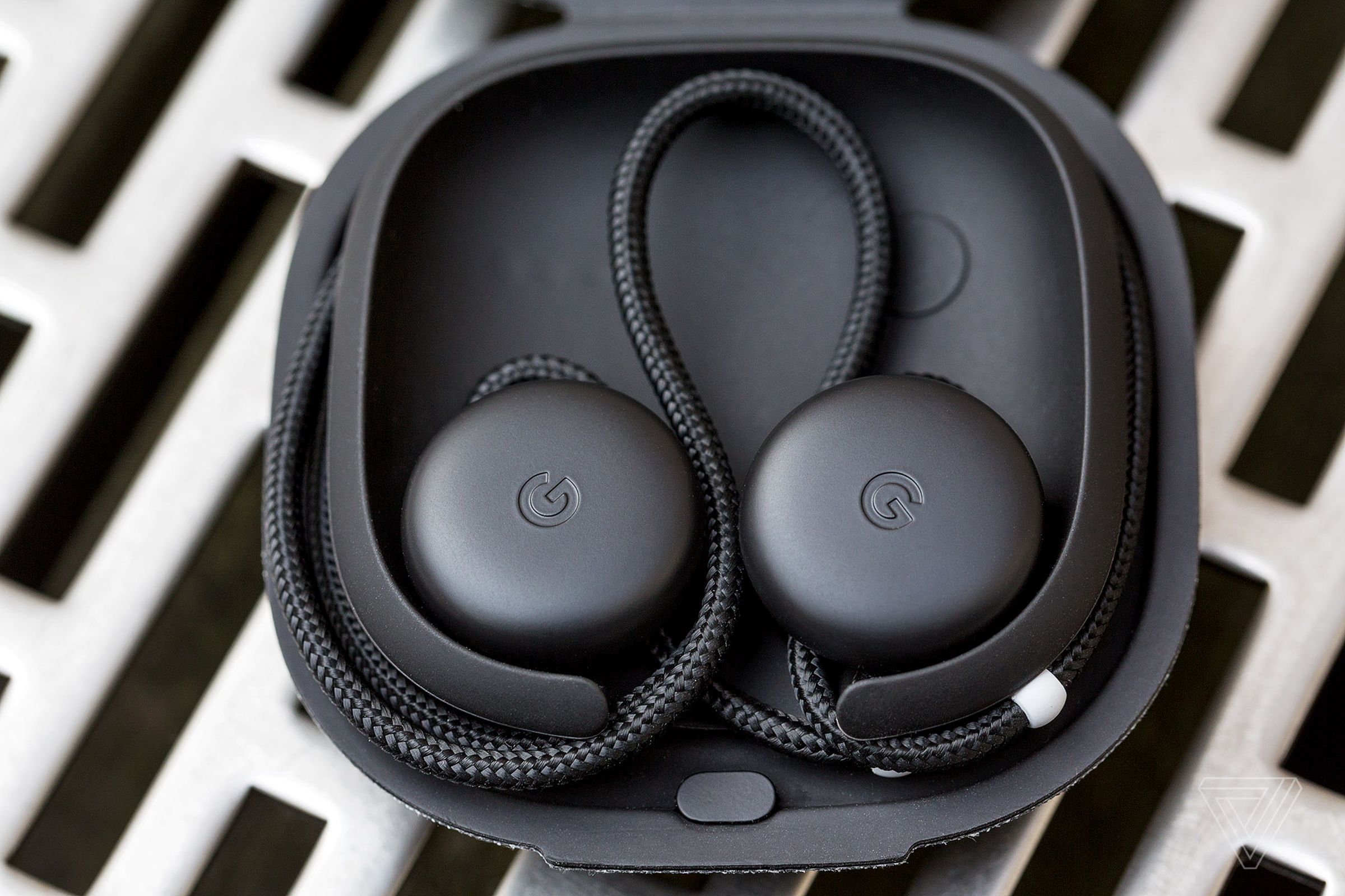 Google’s first-generation Pixel Buds had an awkward wire and clumsy-to-use charging case.